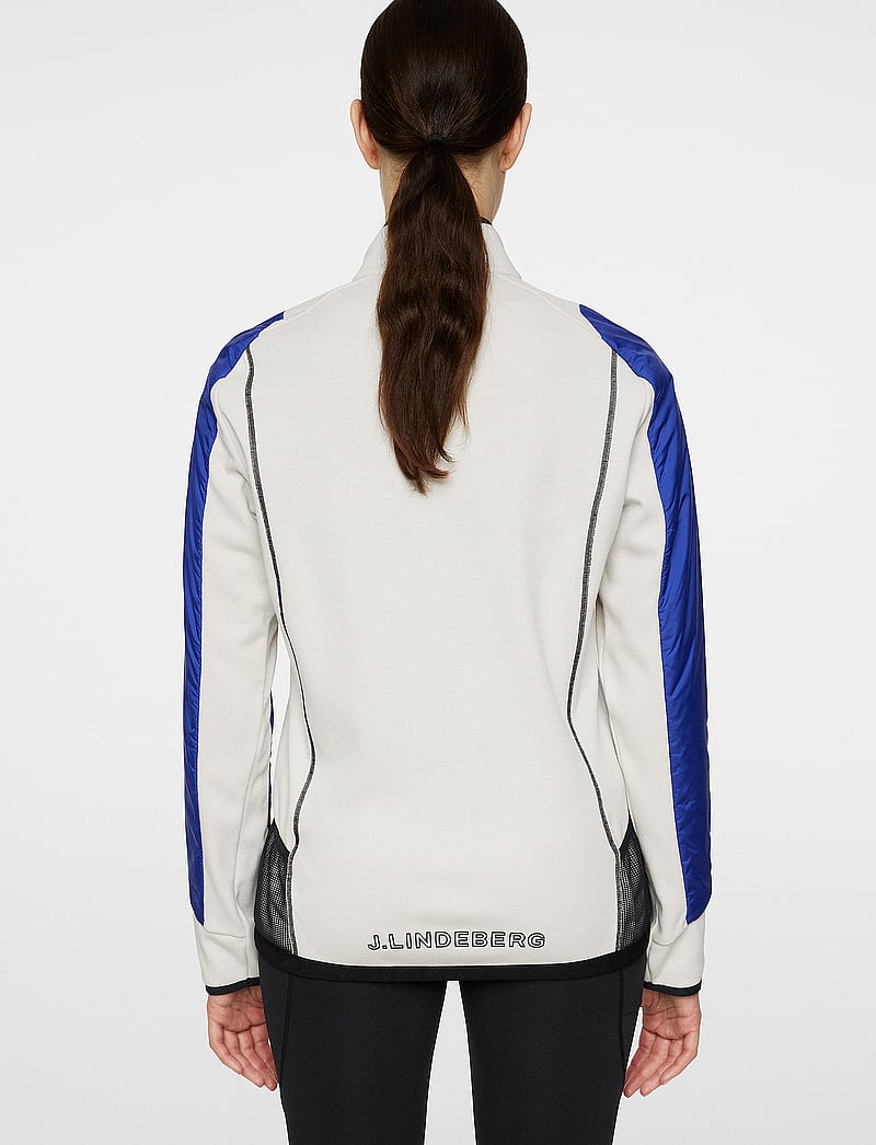 J. Lindeberg - Sanaa Hybrid Jacket - friluftsjakker - moonbeam melange - 3