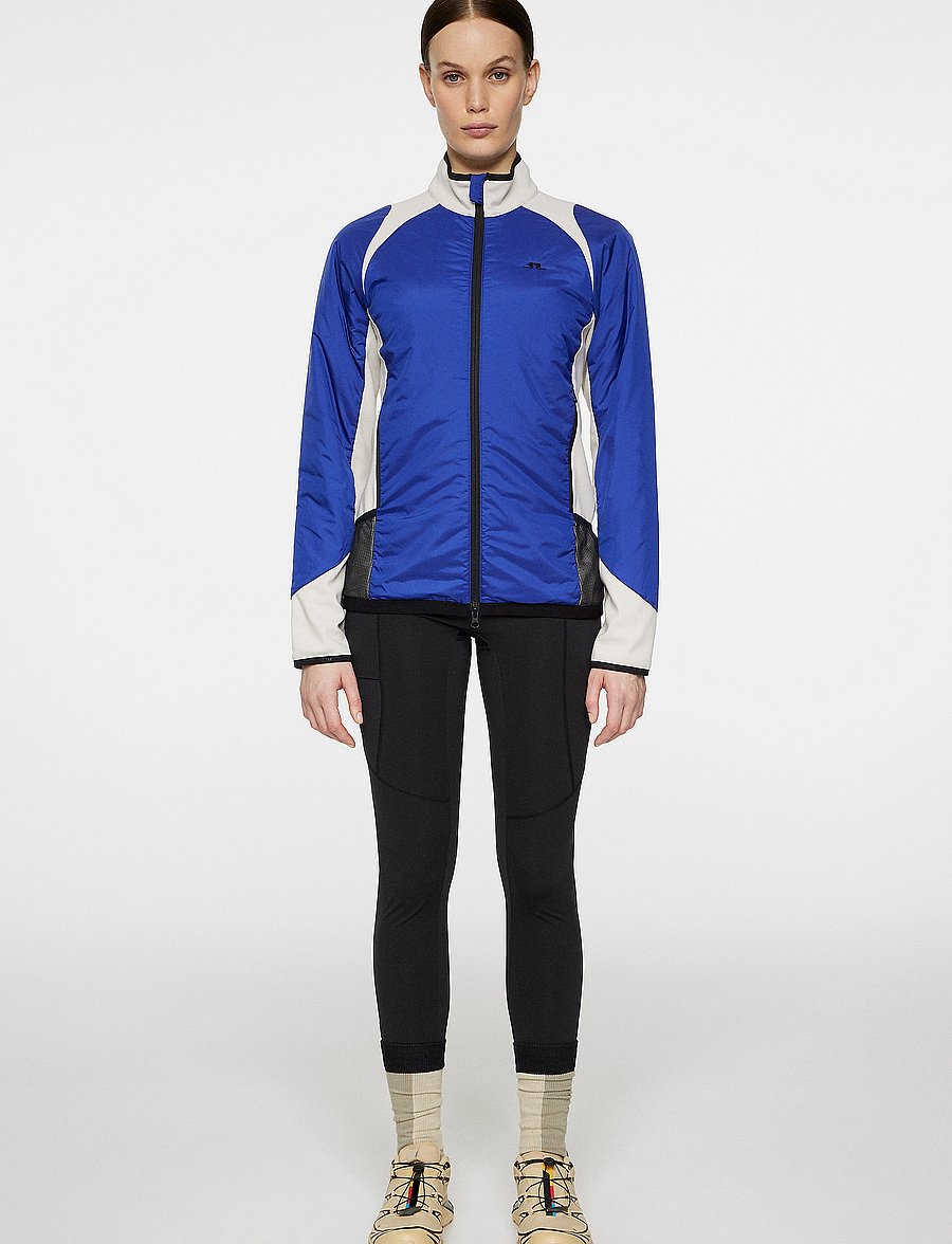 J. Lindeberg - Sanaa Hybrid Jacket - friluftsjakker - moonbeam melange - 4