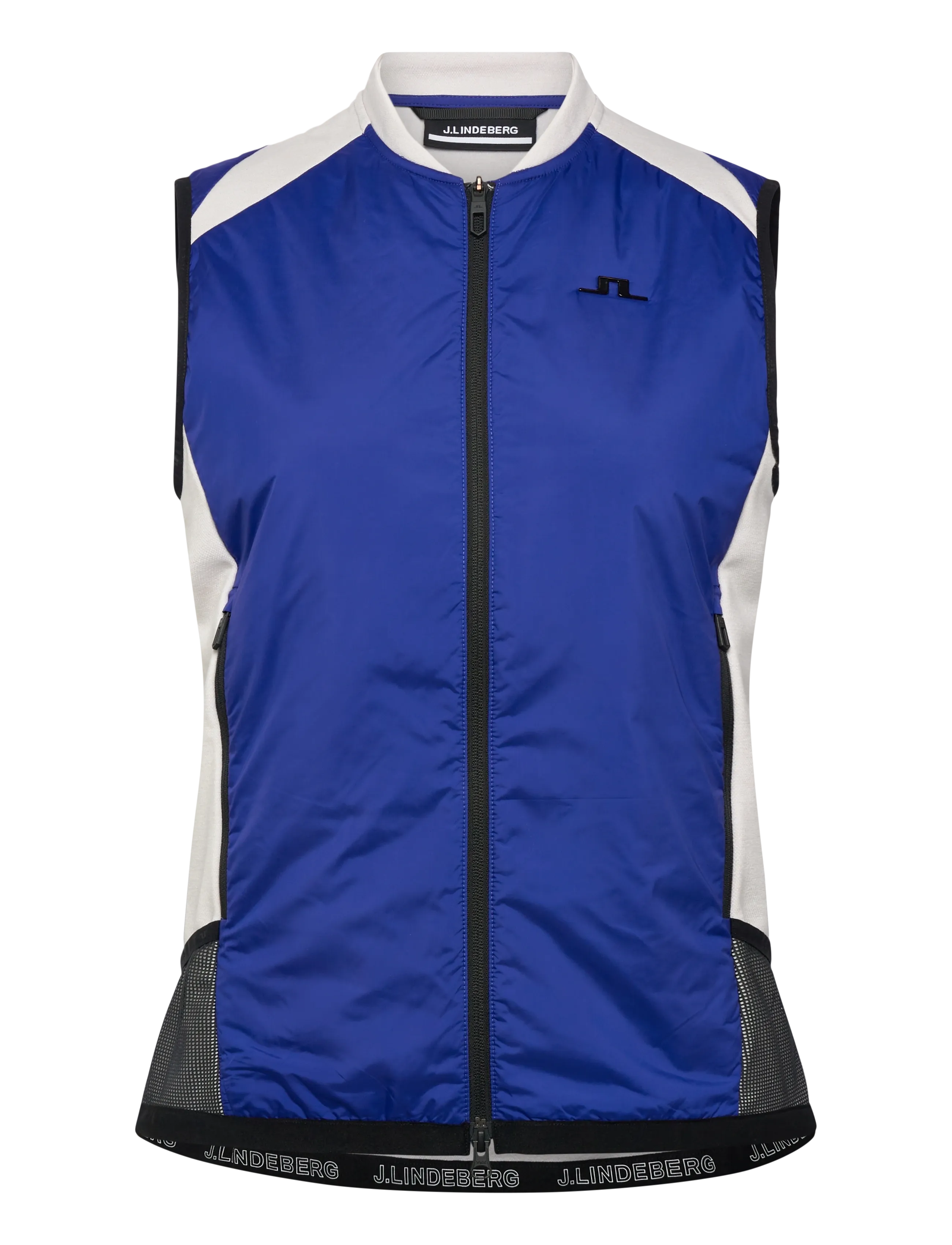 J. Lindeberg Sanaa Hybrid Vest - Outerwear - MOONBEAM MELANGE / blue