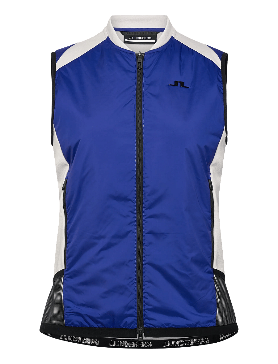 J. Lindeberg - Sanaa Hybrid Vest - Õueriided - moonbeam melange - 0