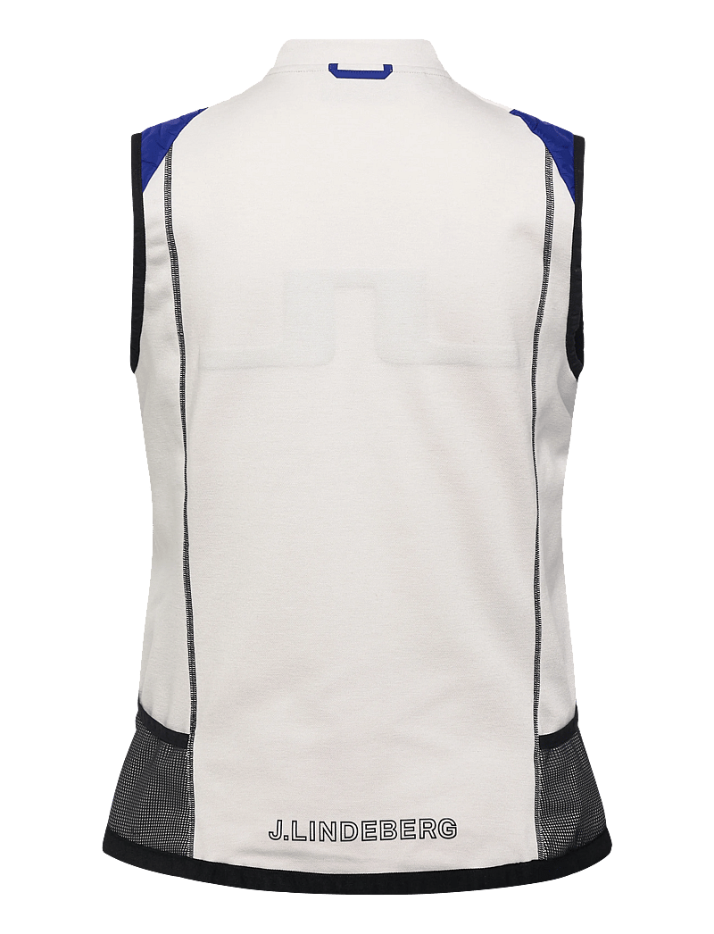 J. Lindeberg - Sanaa Hybrid Vest - ytterkläder - moonbeam melange - 1