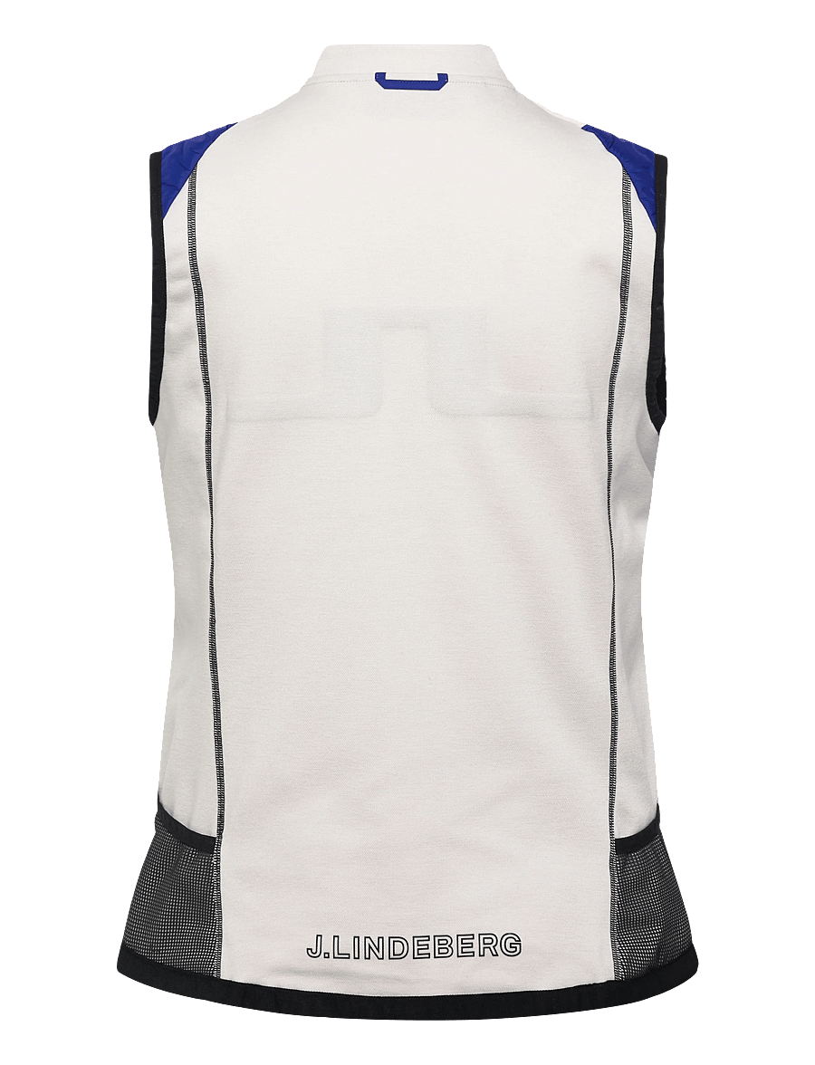 J. Lindeberg - Sanaa Hybrid Vest - Õueriided - moonbeam melange - 1