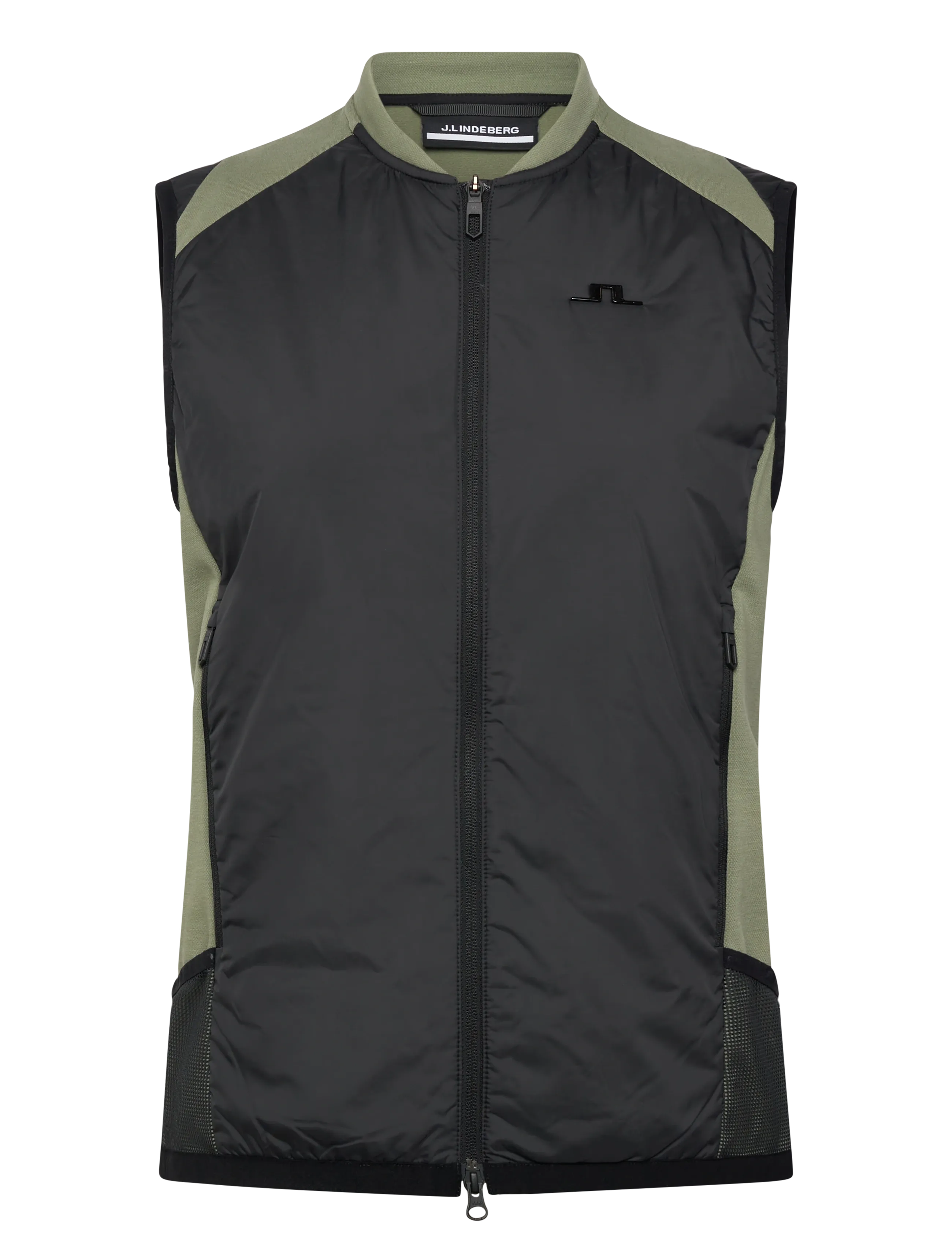 J. Lindeberg Sanaa Hybrid Vest - Veste - OIL GREEN / black