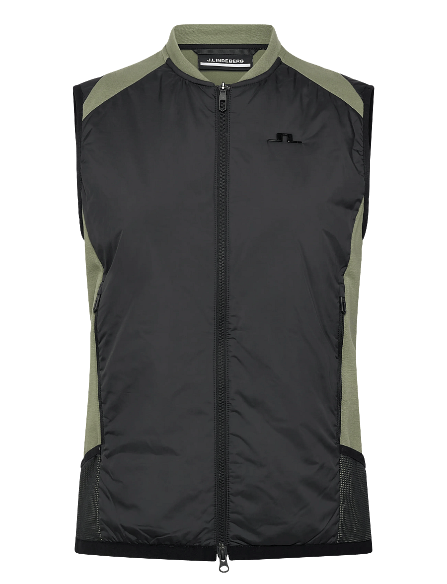 J. Lindeberg - Sanaa Hybrid Vest - overtøj - oil green - 0