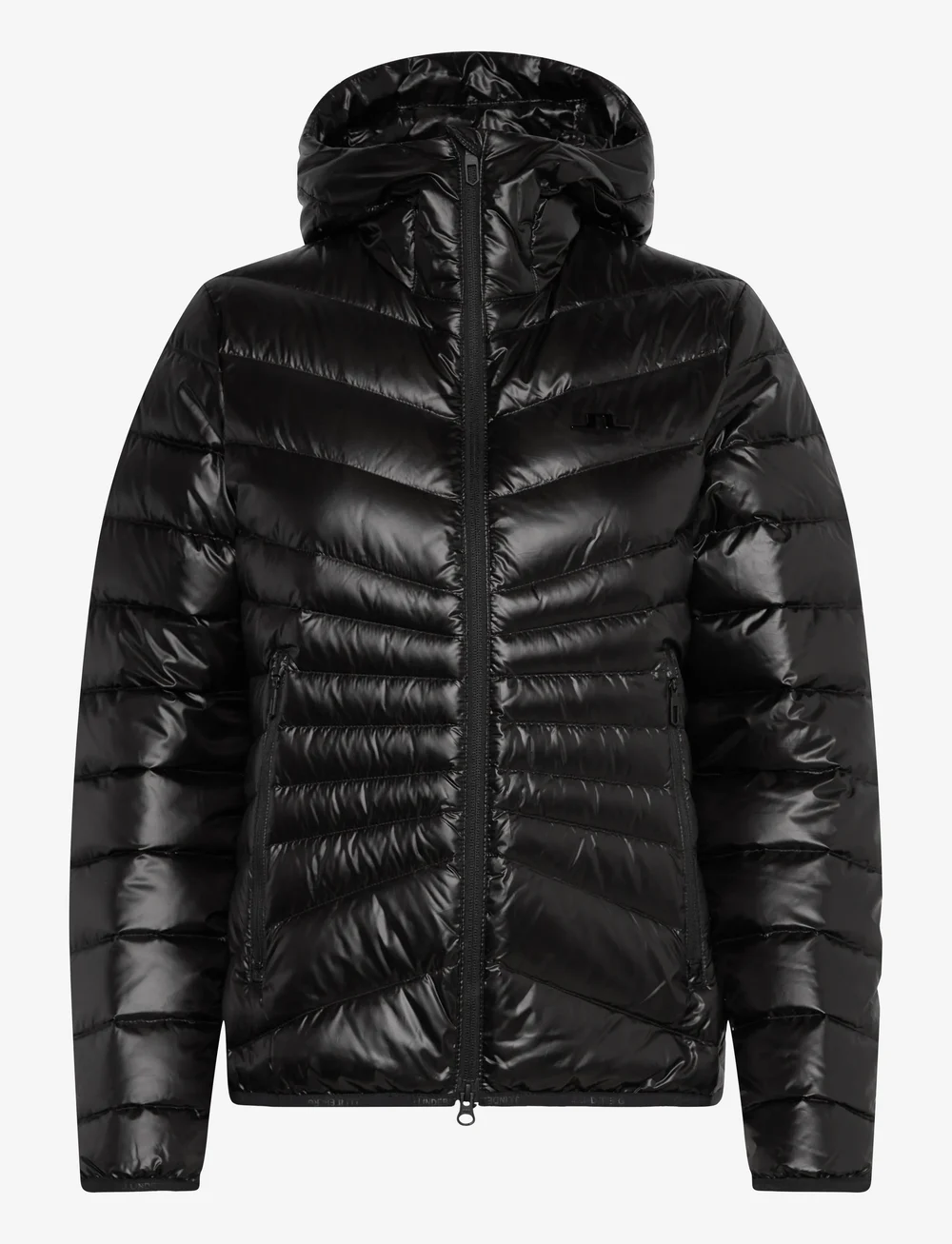 J. Lindeberg - Lara Light Down Hood - sulejoped ja voodriga joped - black - 1