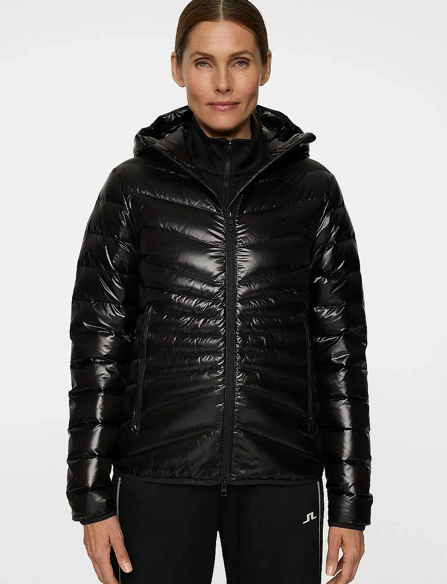 J. Lindeberg - Lara Light Down Hood - winterjacken - black - 0