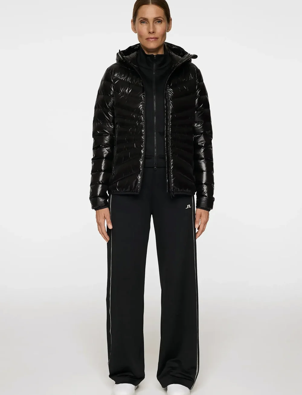 J. Lindeberg - Lara Light Down Hood - sulejoped ja voodriga joped - black - 4