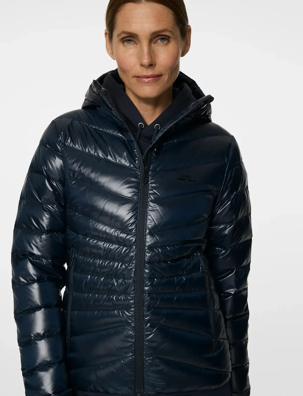J. Lindeberg - Lara Light Down Hood - sulejoped ja voodriga joped - jl navy - 5