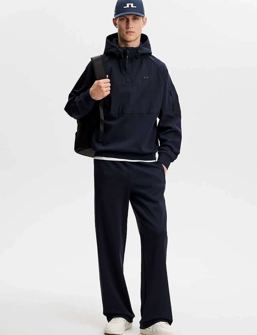 J. Lindeberg - Mijo Hybrid Hoodie - golf-jacken - jl navy - 3