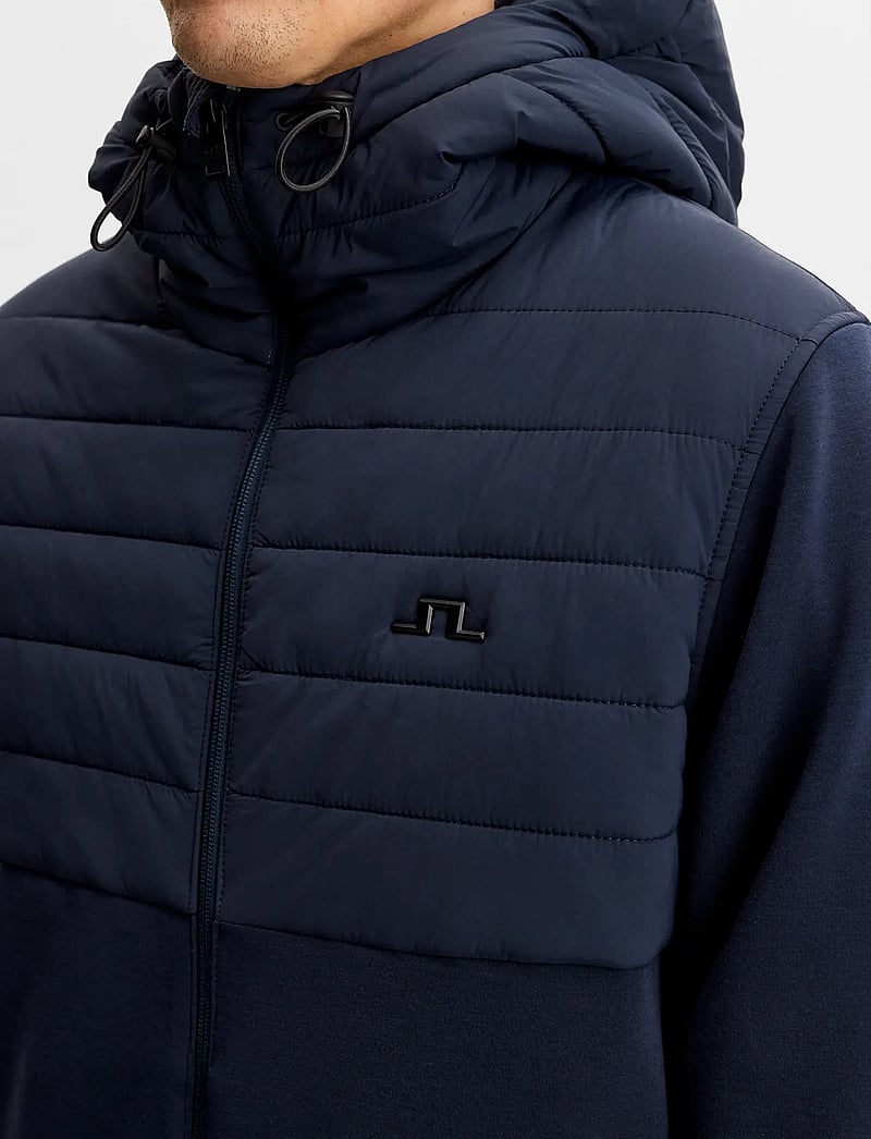 J. Lindeberg - Gage Hybrid Hood Jacket - hybridjakker - jl navy - 4