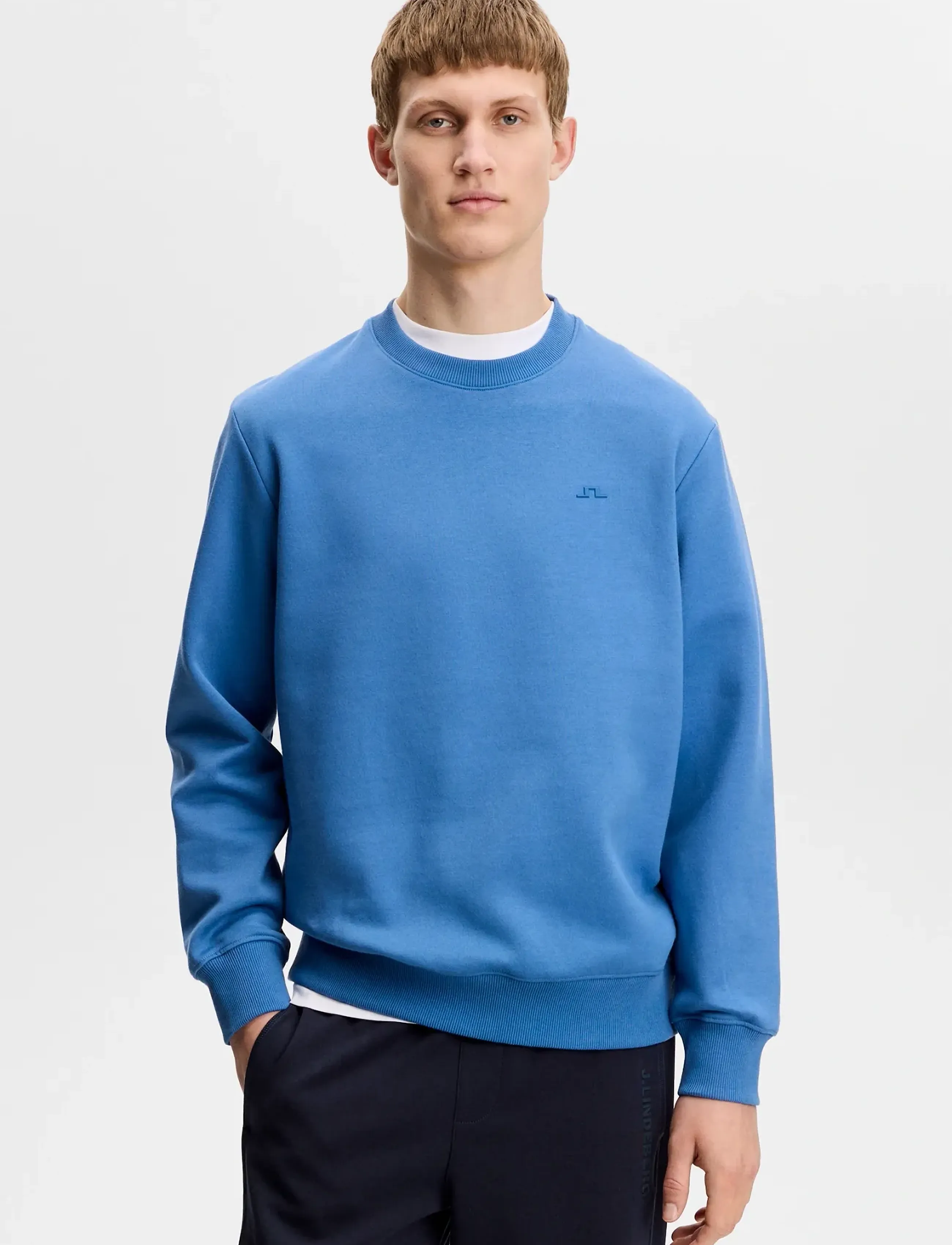 J. Lindeberg Alpha Crew Neck - Džemperiai - FEDERAL BLUE / blue