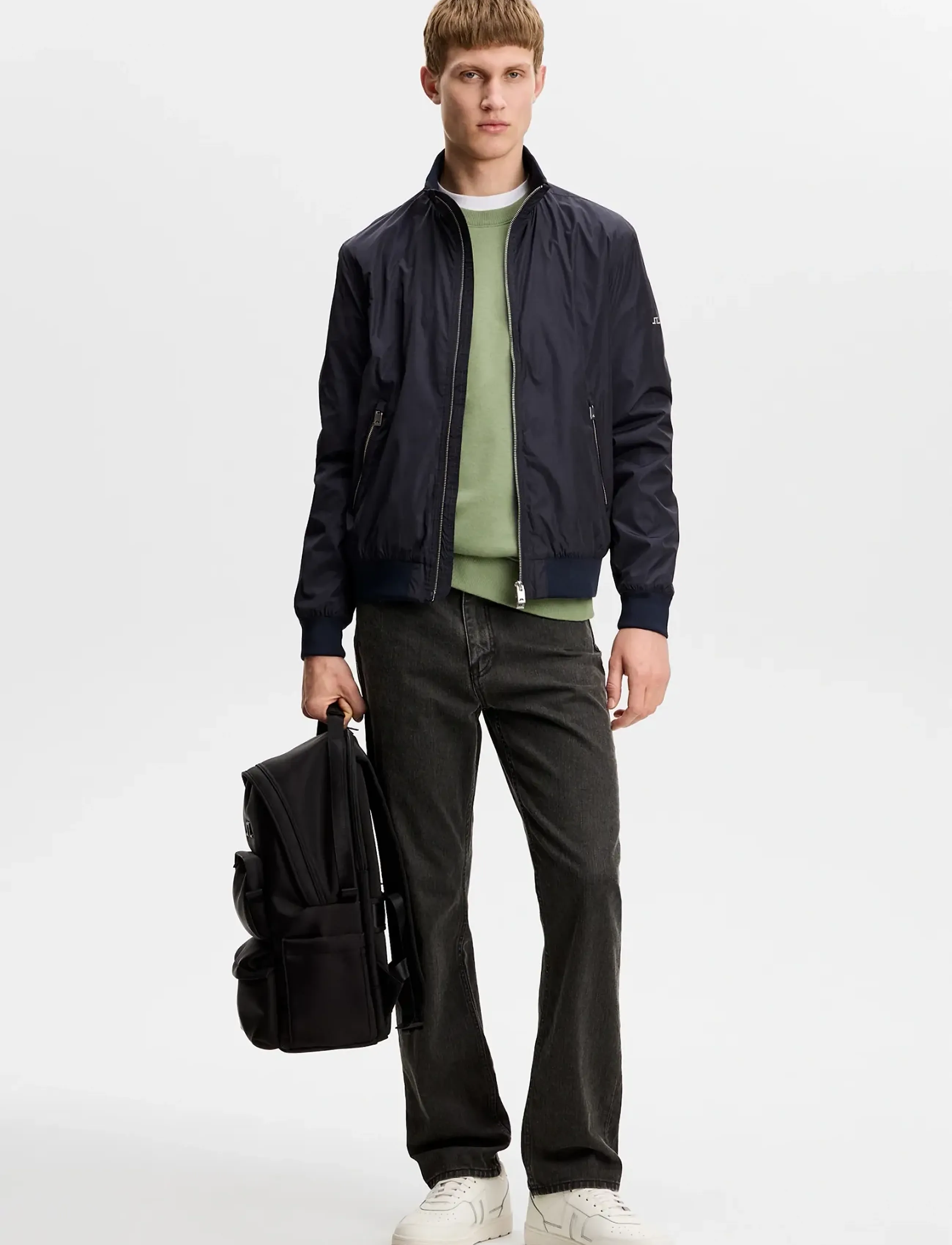 J. Lindeberg - Alpha Crew Neck - kleidung - hedge green - 3