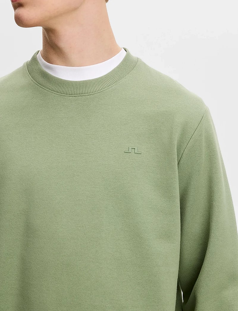 J. Lindeberg - Alpha Crew Neck - kleidung - hedge green - 4