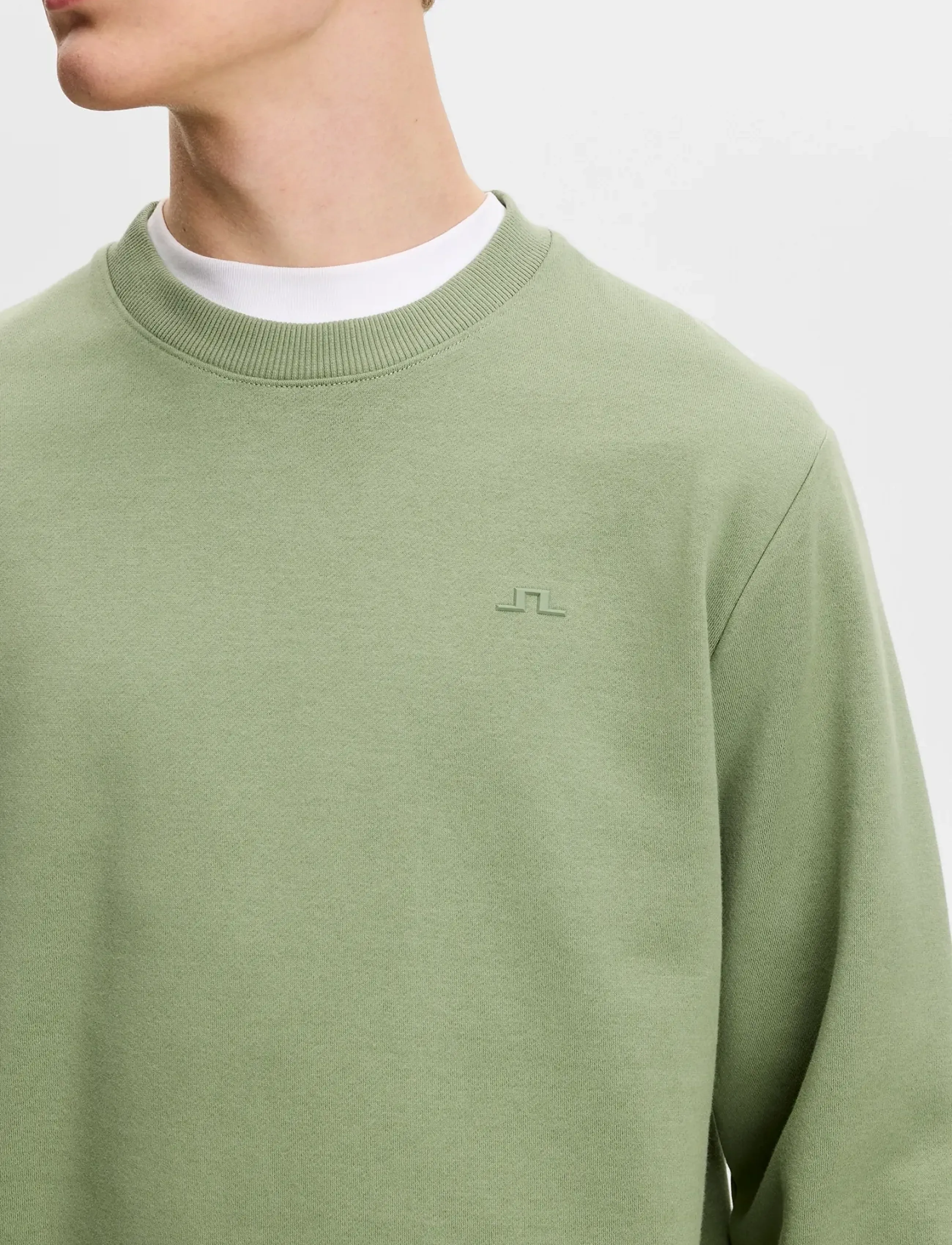 J. Lindeberg - Alpha Crew Neck - kleidung - hedge green - 4