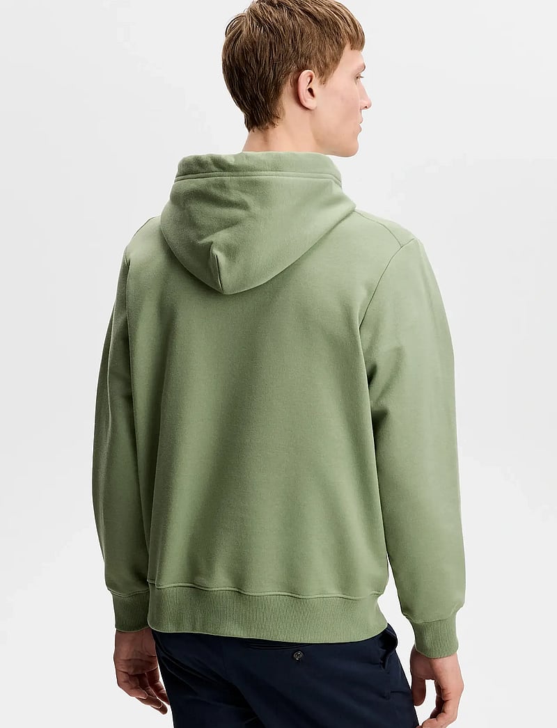 J. Lindeberg - Alpha Hood - hættetrøjer - hedge green - 2