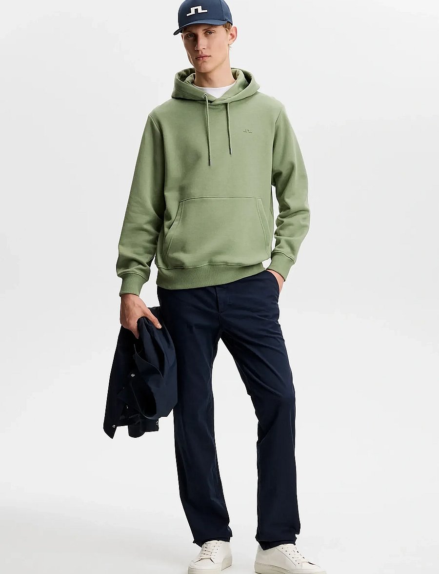 J. Lindeberg - Alpha Hood - kapuutsiga dressipluusid - hedge green - 3