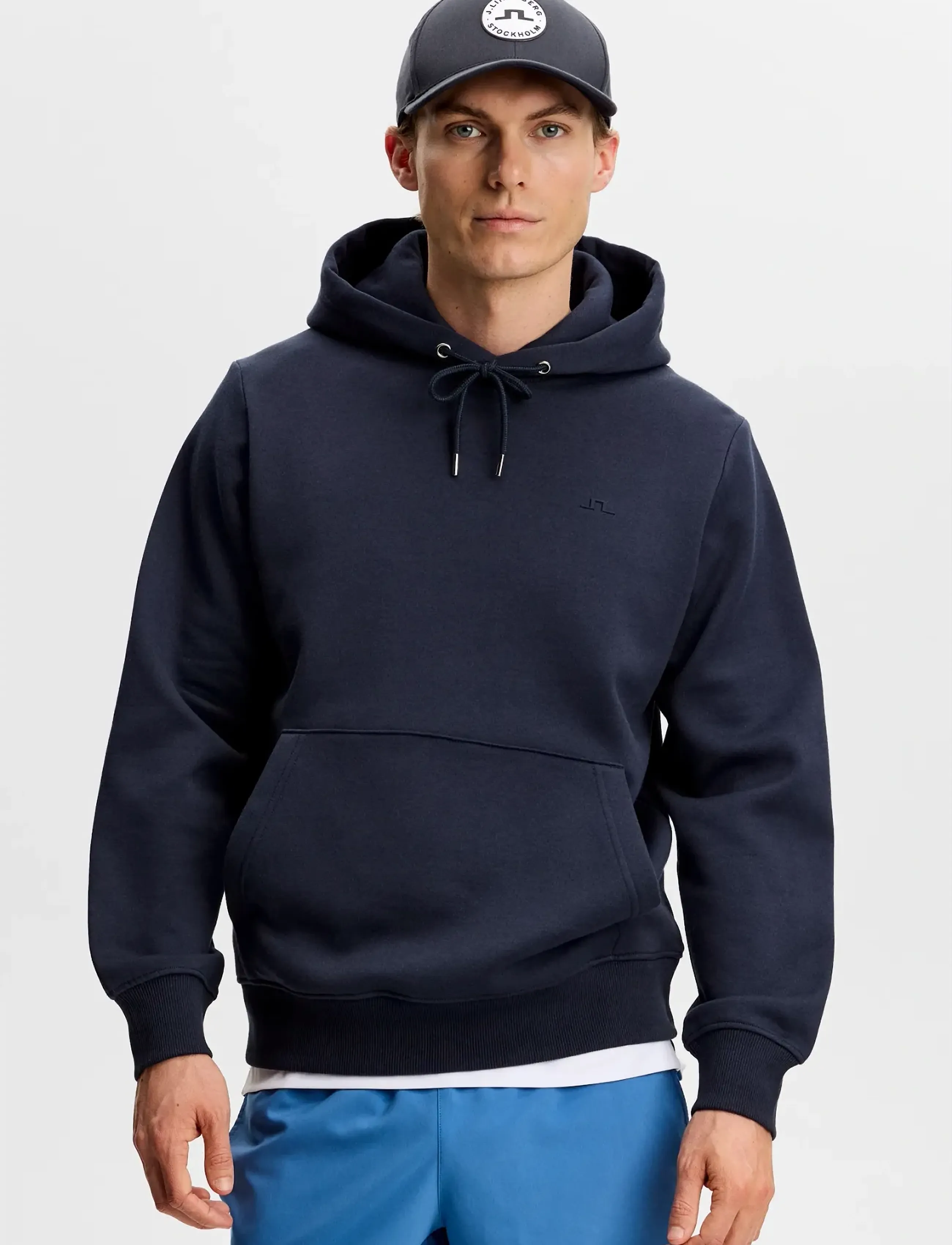 J. Lindeberg Alpha Hood - J.Lindeberg - JL NAVY / navy