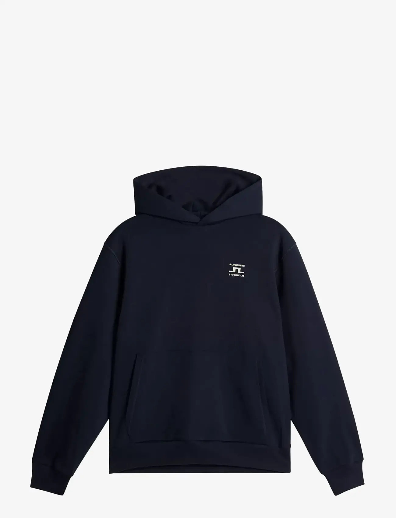J. Lindeberg - Club Printed Hood - hoodies - jl navy - 1