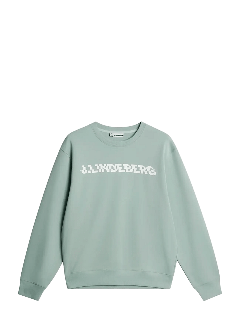 J. Lindeberg - Club Printed Crew Neck - nach anlass kaufen - jadeite - 1
