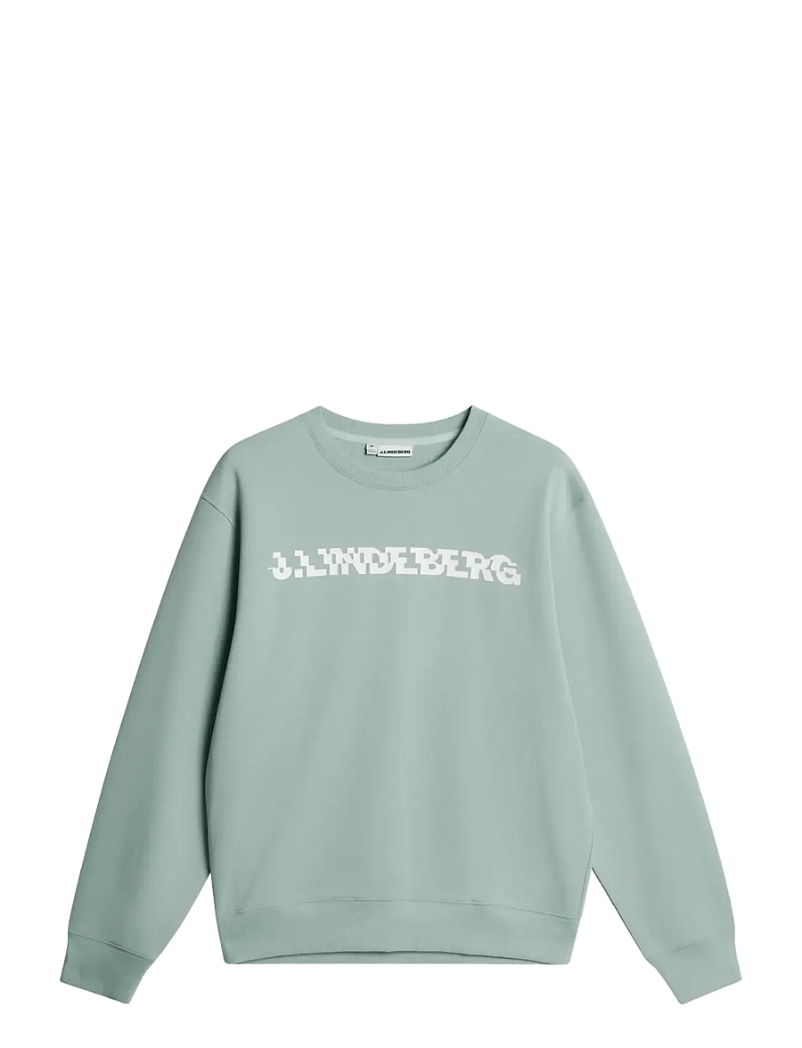 J. Lindeberg - Club Printed Crew Neck - kleidung - jadeite - 1