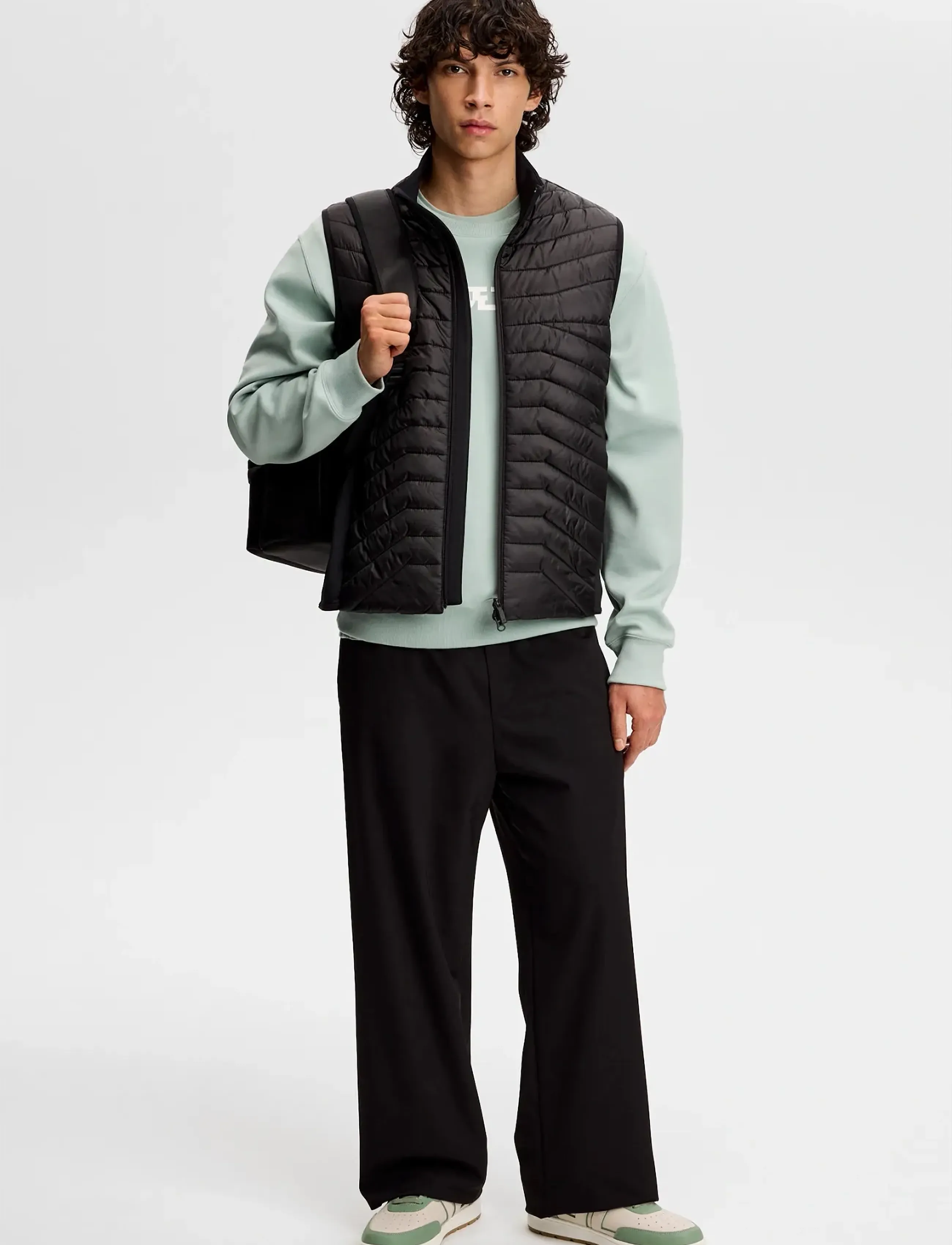 J. Lindeberg - Club Printed Crew Neck - kleidung - jadeite - 3