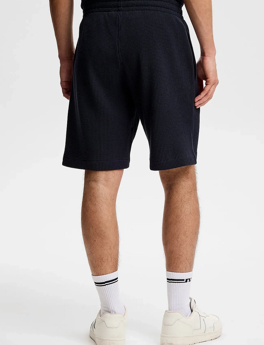 J. Lindeberg - Simon Waffle Shorts - sweatshorts - jl navy - 2