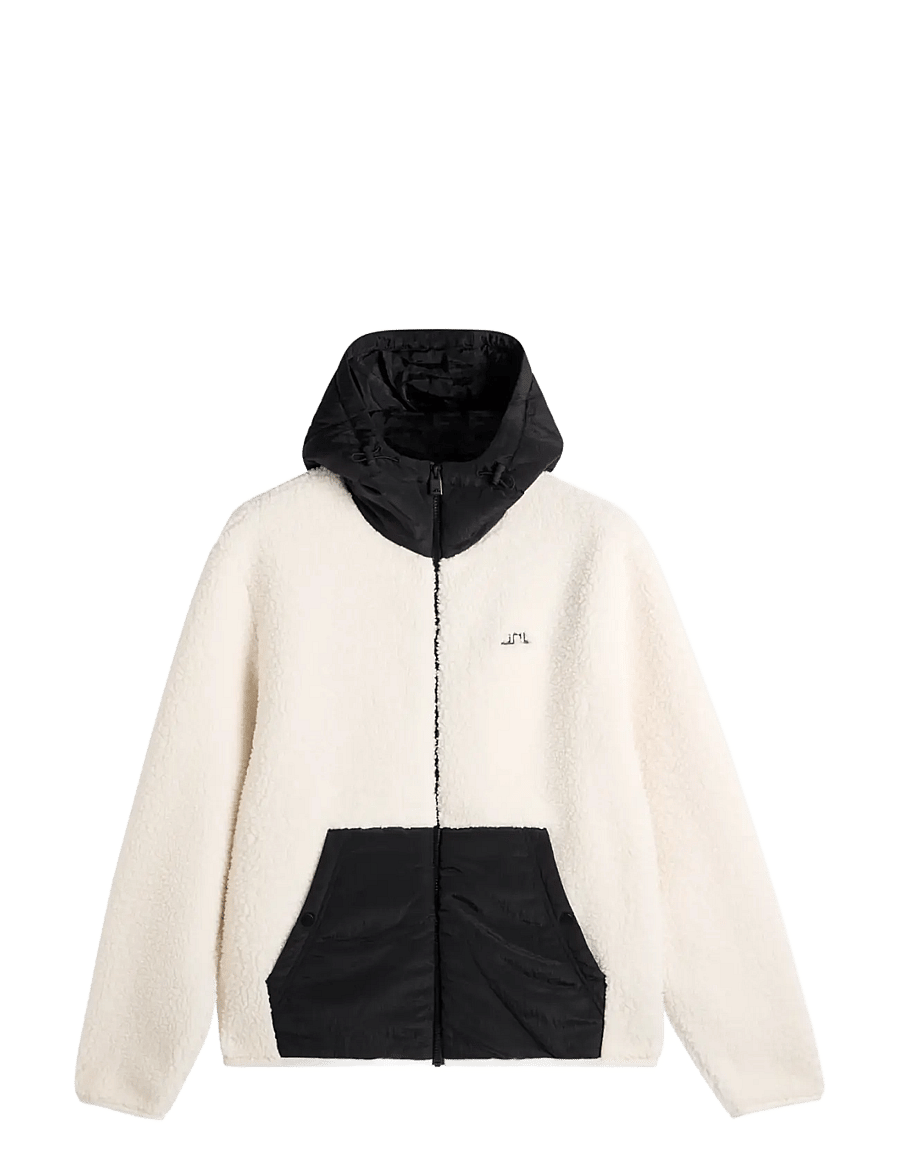 J. Lindeberg - Varek Hybrid Zip Hood - tofu - 1