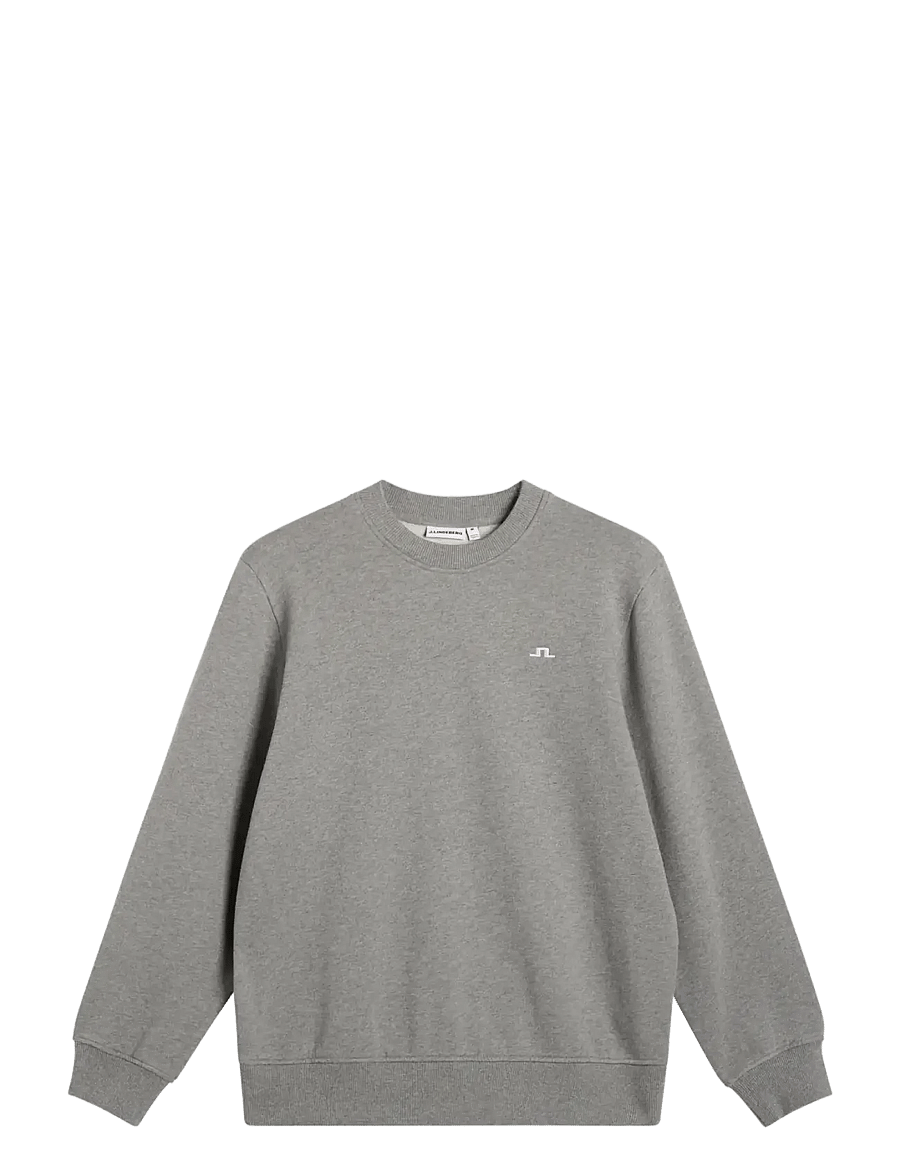 J. Lindeberg - M CREW NECK - sweatshirts - mid grey melange - 0