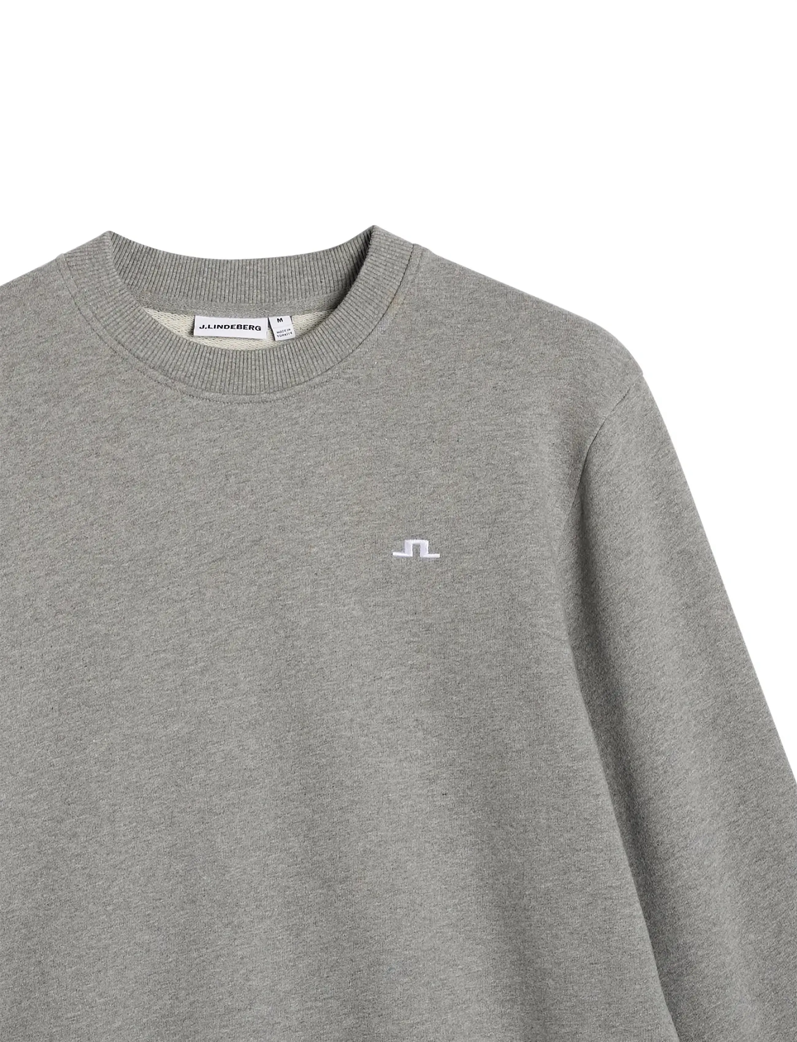J. Lindeberg - M CREW NECK - sweatshirts - mid grey melange - 1