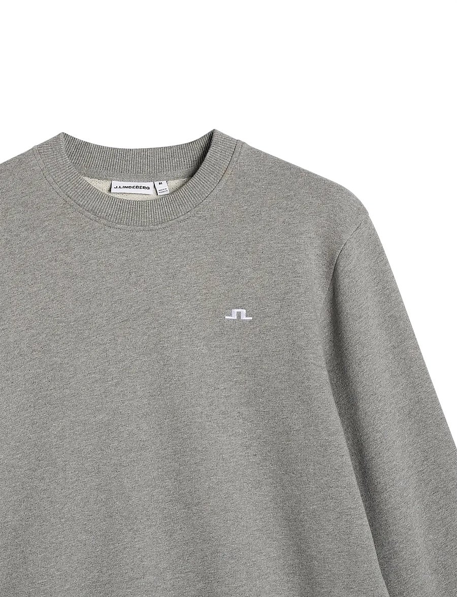 J. Lindeberg - M CREW NECK - sweatshirts - mid grey melange - 1
