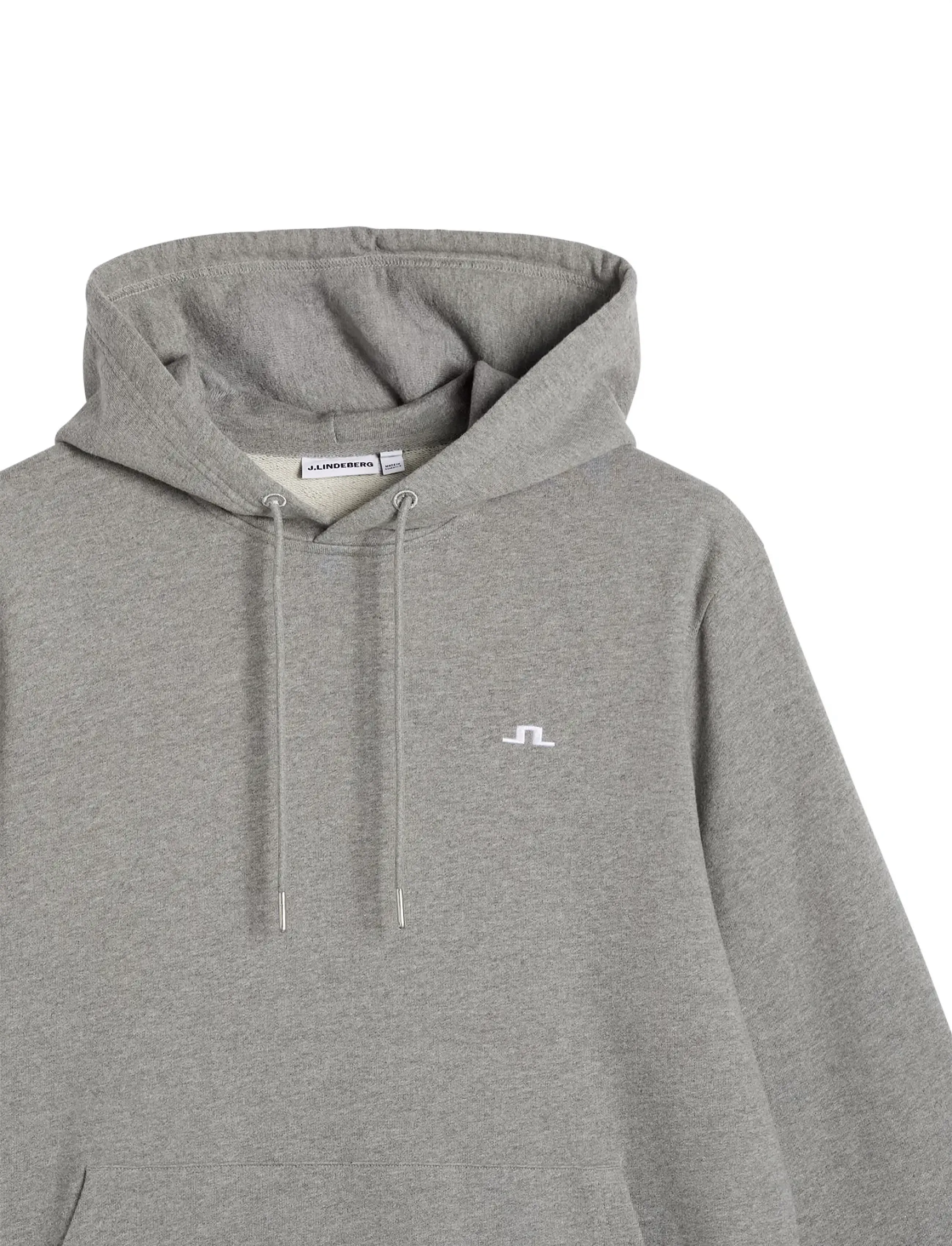 J. Lindeberg - M HOOD - kapuzenpullover - mid grey melange - 1