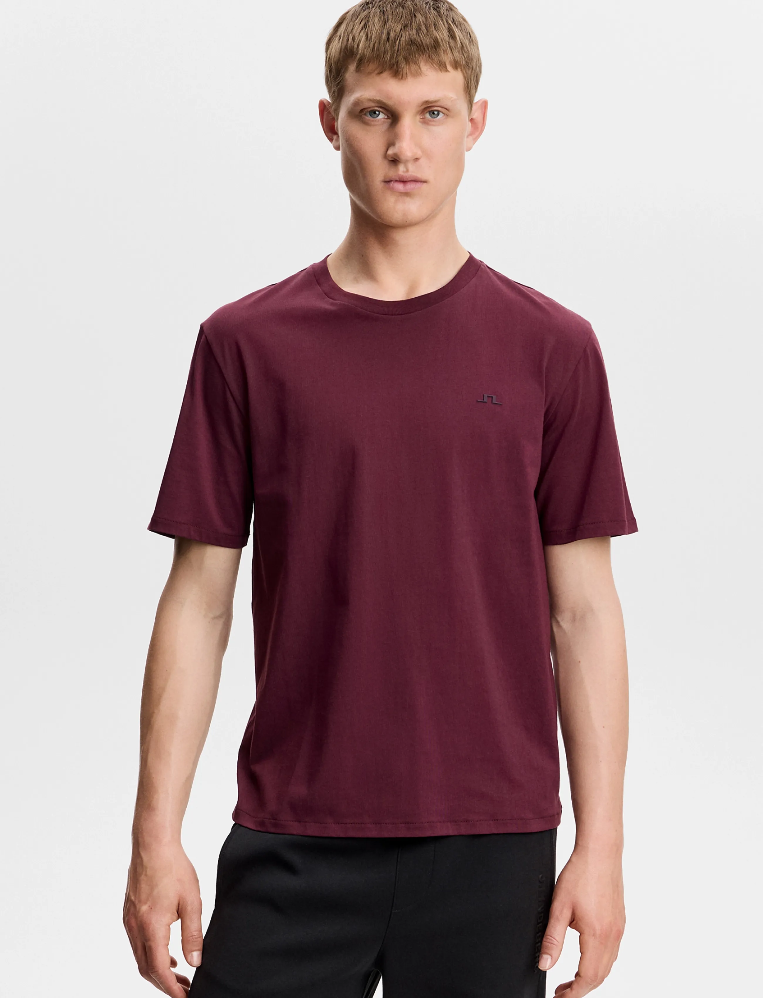 J. Lindeberg Alpha T-shirt - T-särgid - WINETASTING / burgundy