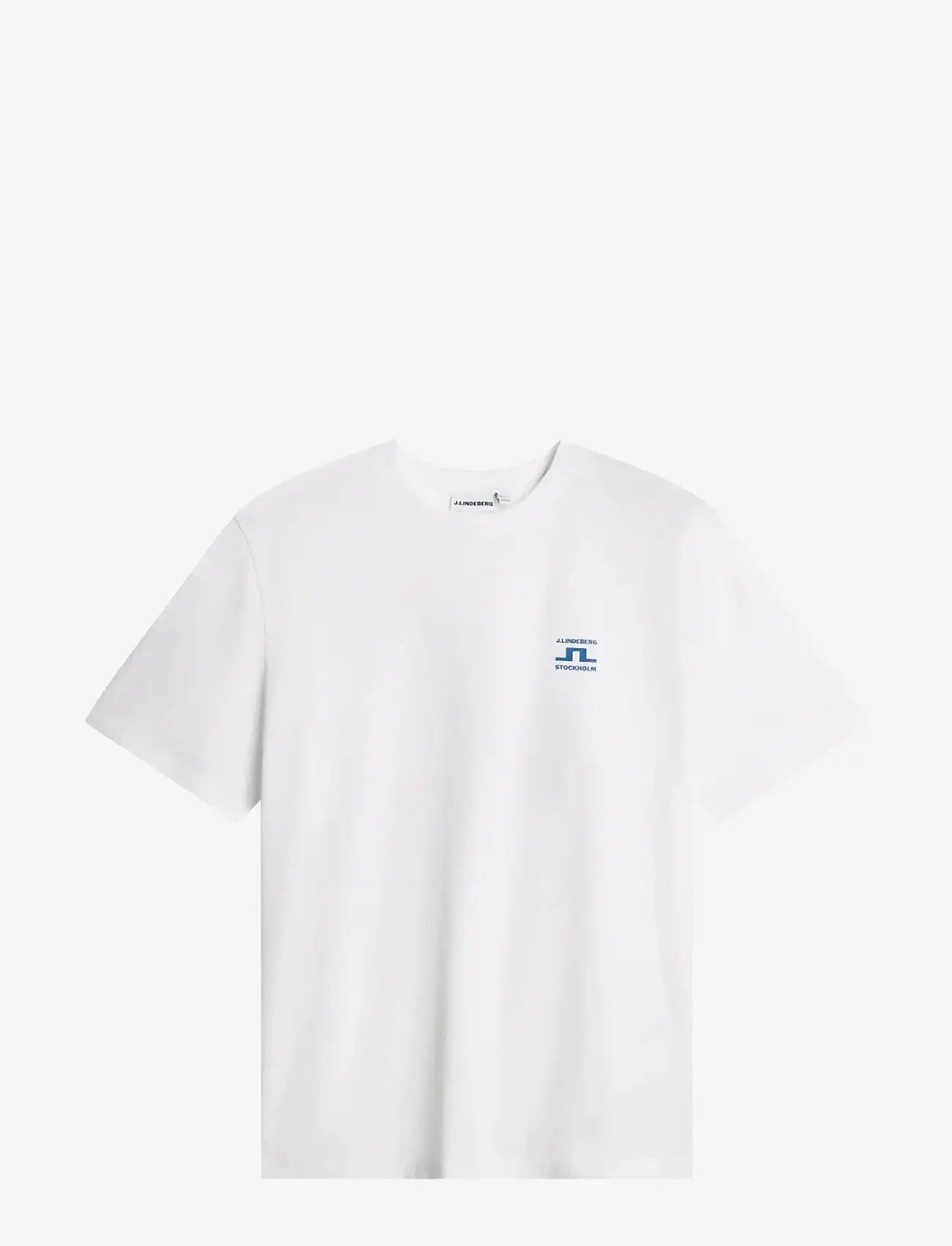 J. Lindeberg - Parcie Seasonal Tee - kortærmede t-shirts - white - 1