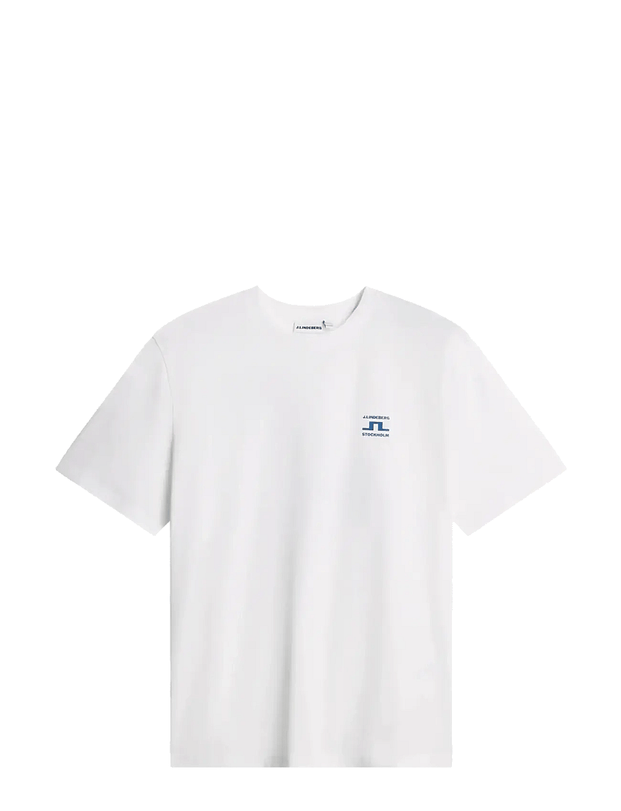 J. Lindeberg - Parcie Seasonal Tee - lühikeste varrukatega t-särgid - white - 1