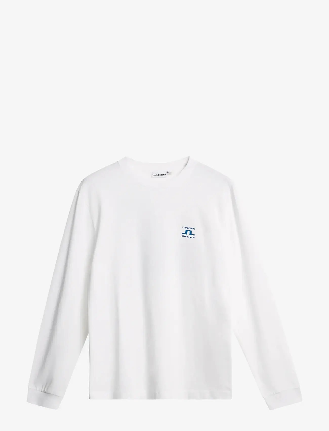 J. Lindeberg - Parcie Longsleeve Tee - t-shirts - white - 1