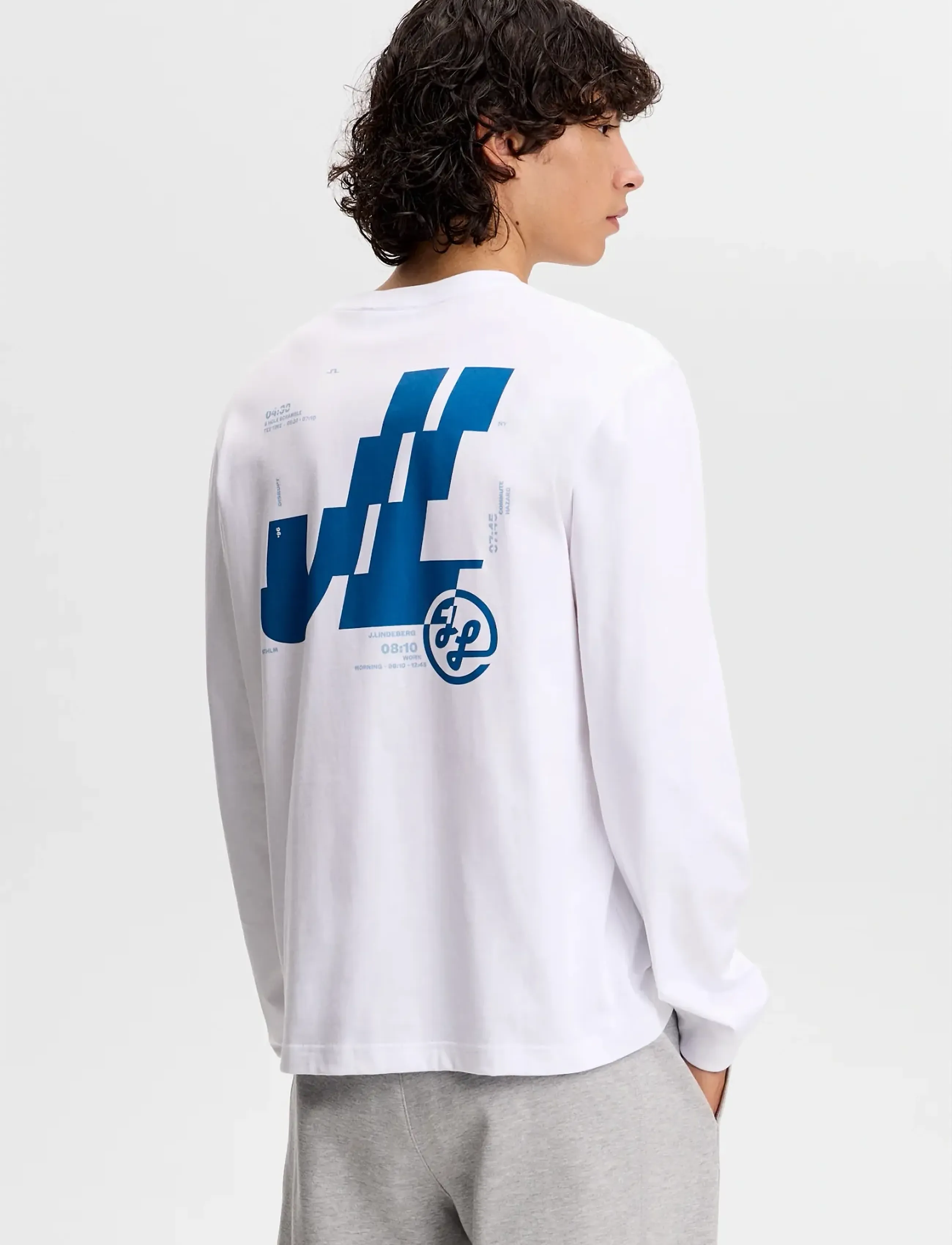 J. Lindeberg - Parcie Longsleeve Tee - langärmelig - white - 3