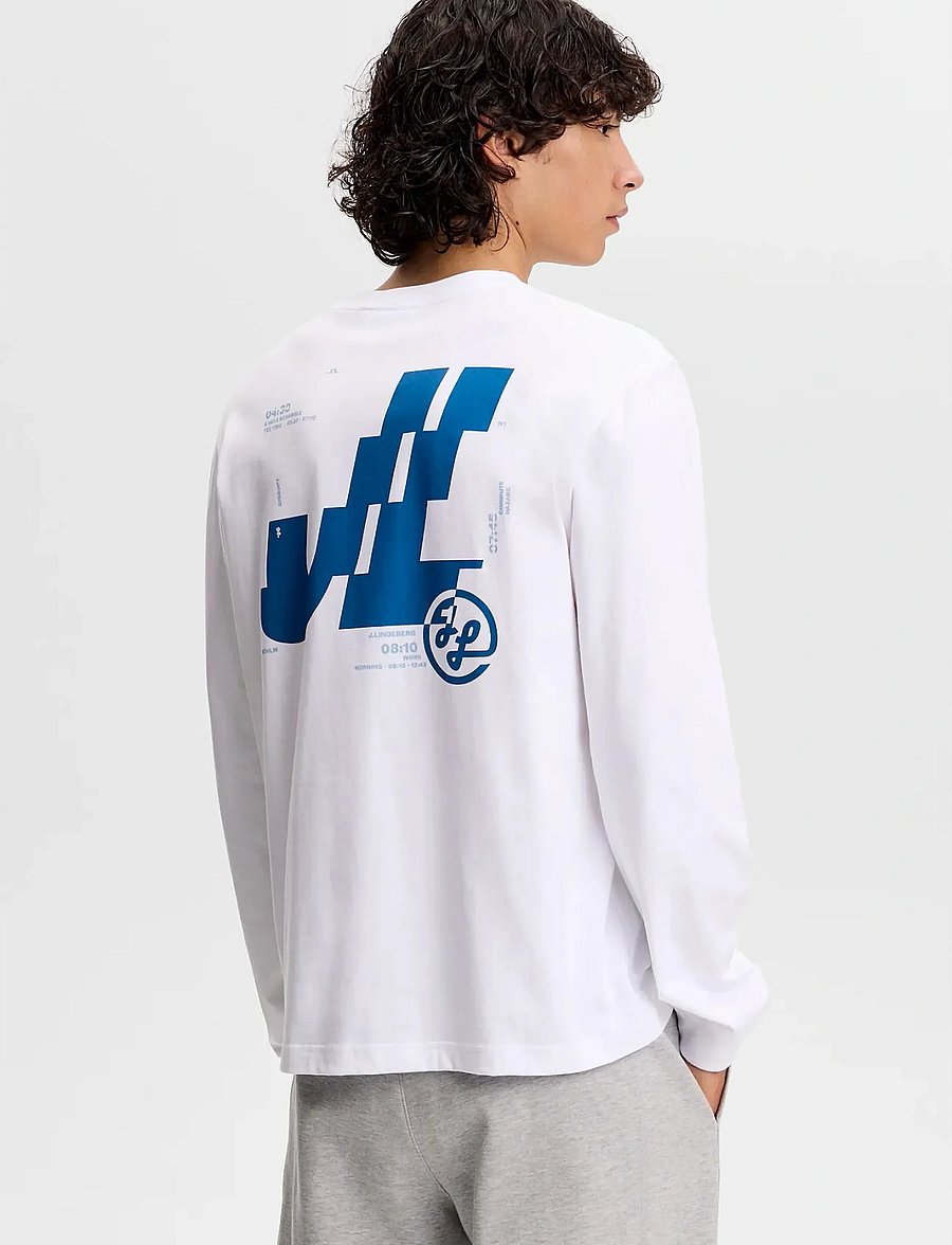 J. Lindeberg - Parcie Longsleeve Tee - langärmelig - white - 3