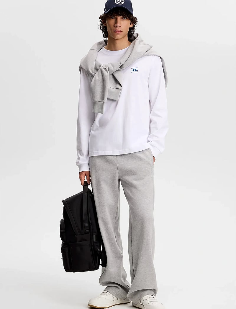 J. Lindeberg - Parcie Longsleeve Tee - t-shirts - white - 4