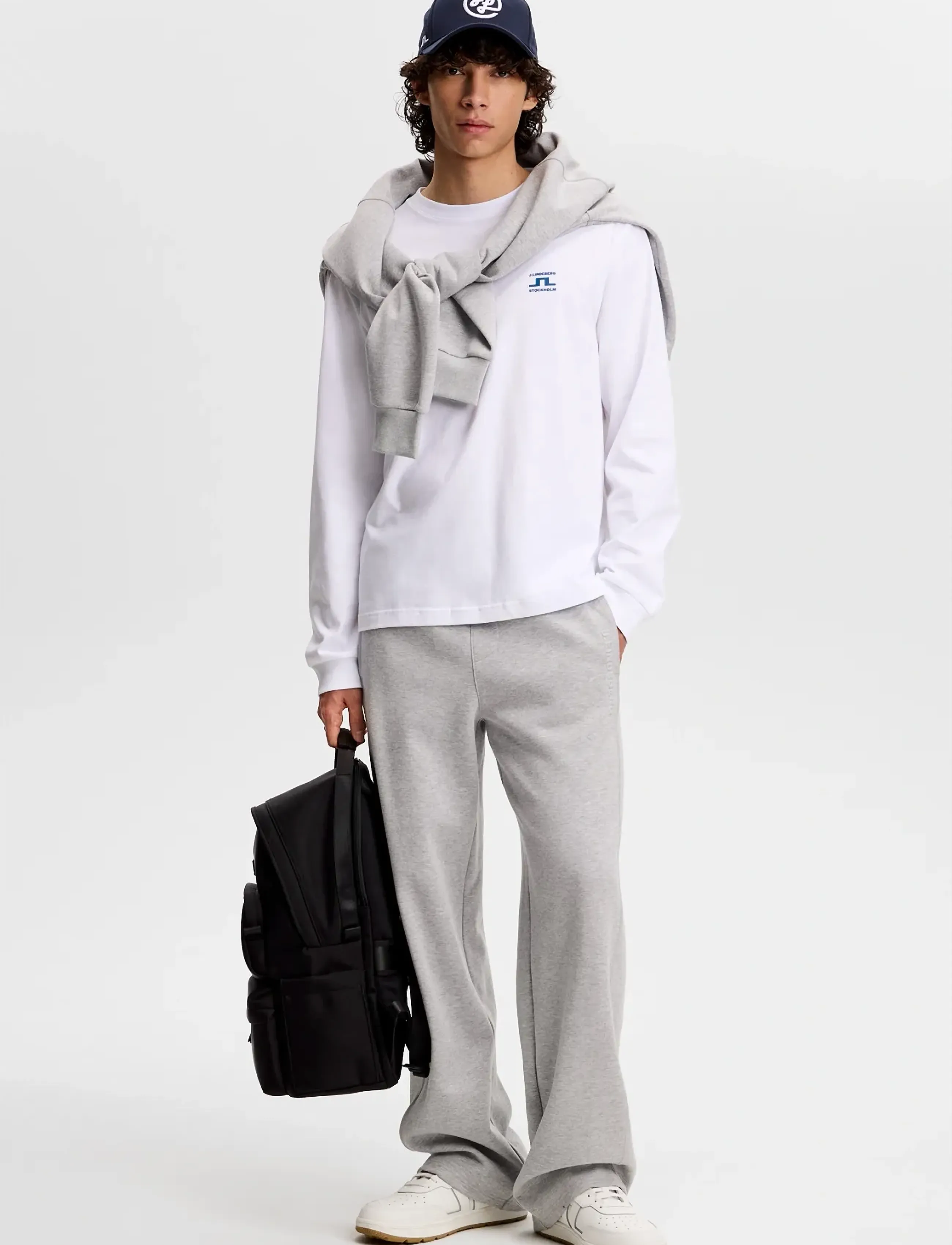 J. Lindeberg - Parcie Longsleeve Tee - langärmelig - white - 4