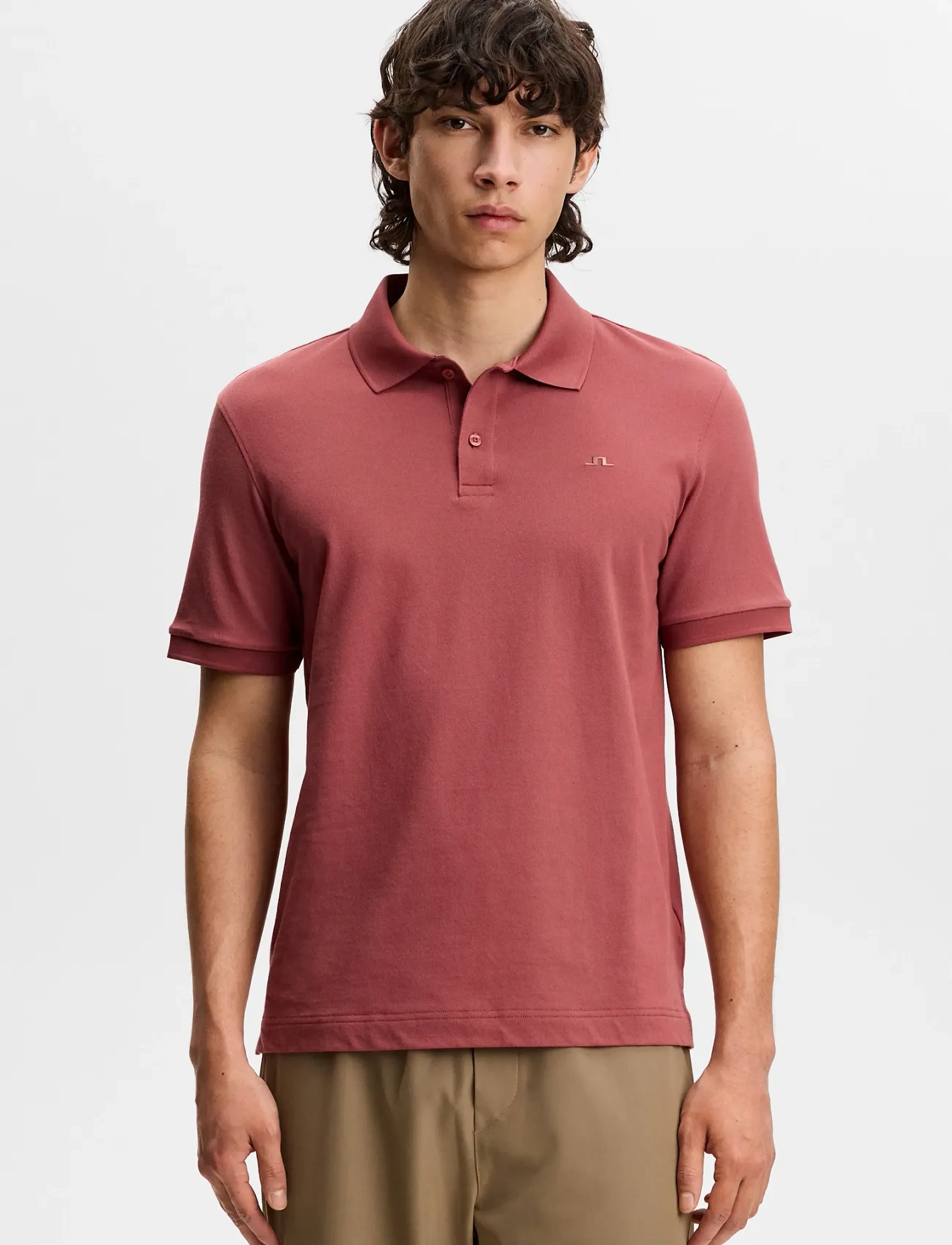 J. Lindeberg Verse Polo - Kleding - APPLE BUTTER / pink/rose