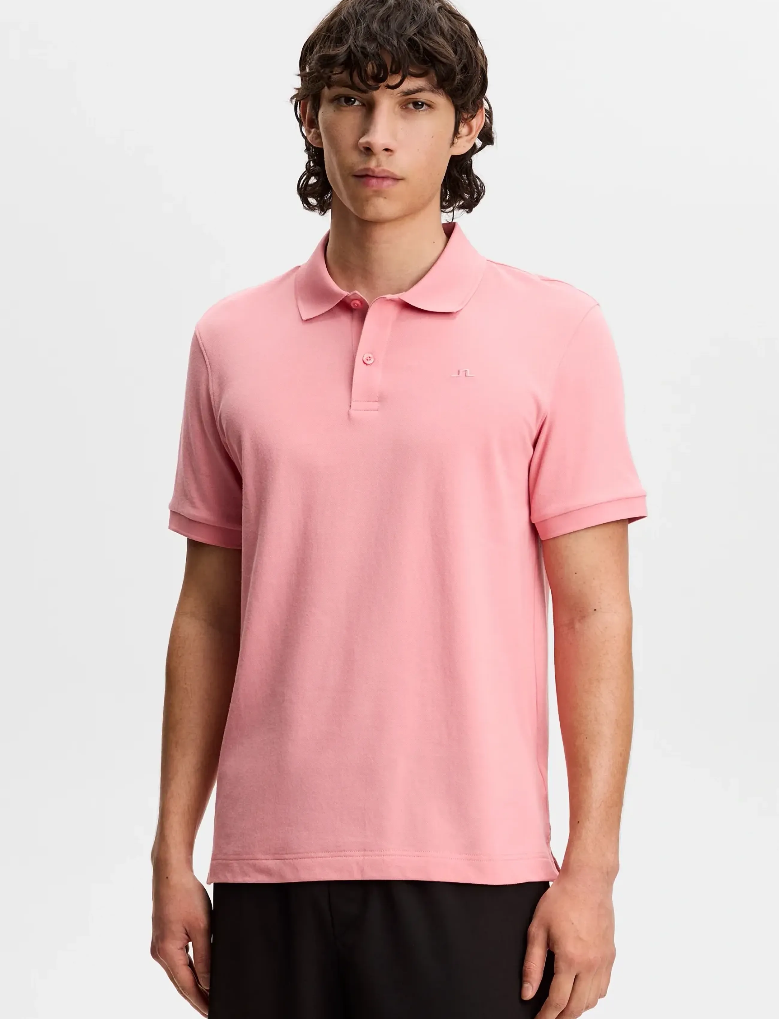 J. Lindeberg Verse Polo, XXL, Polos, Rosa - Short-sleeved, Männerswear
