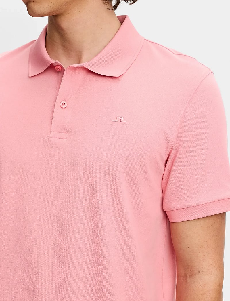 J. Lindeberg - Verse Polo - kortärmade pikéer - flamingo plume - 3