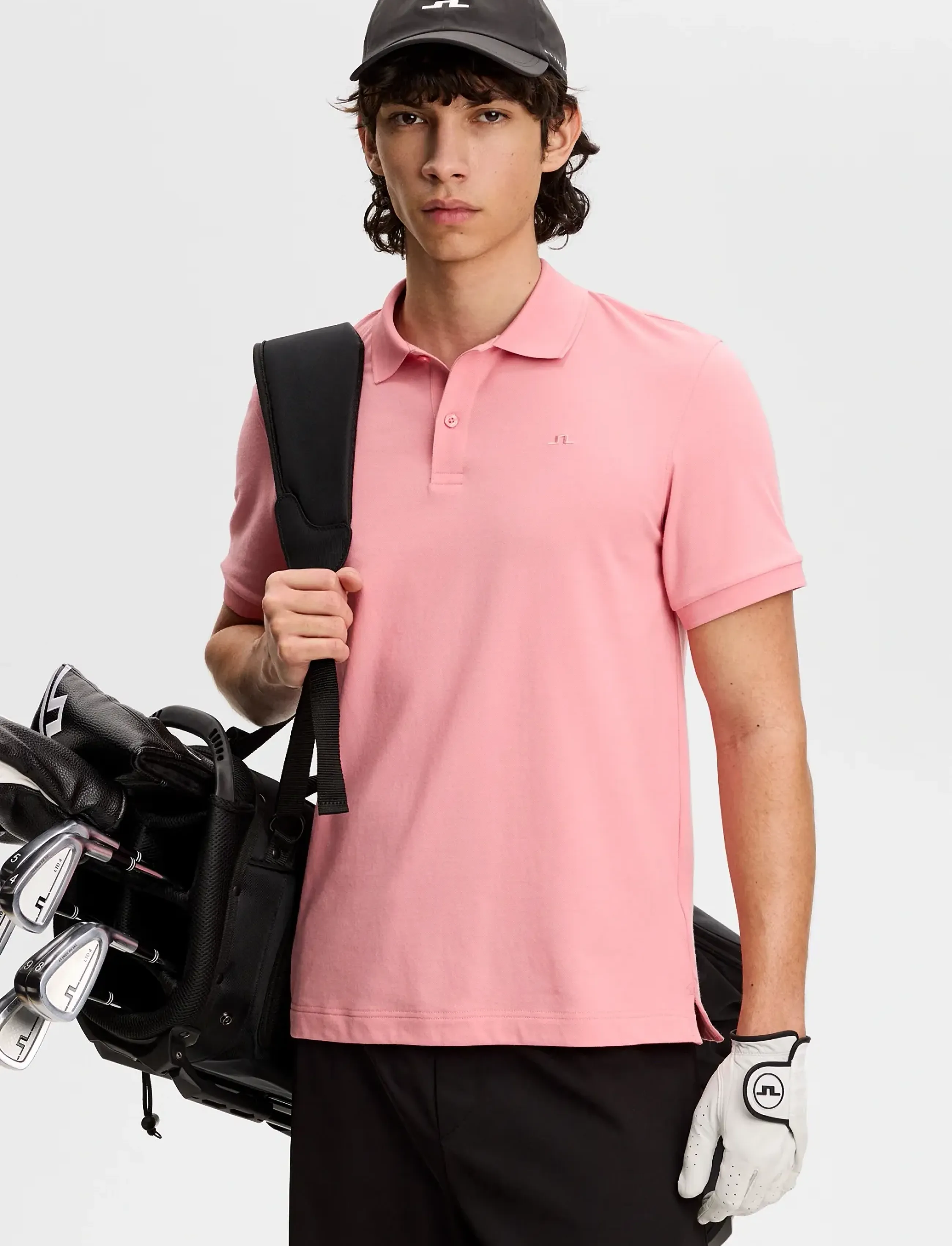 J. Lindeberg - Verse Polo - short-sleeved polos - flamingo plume - 4