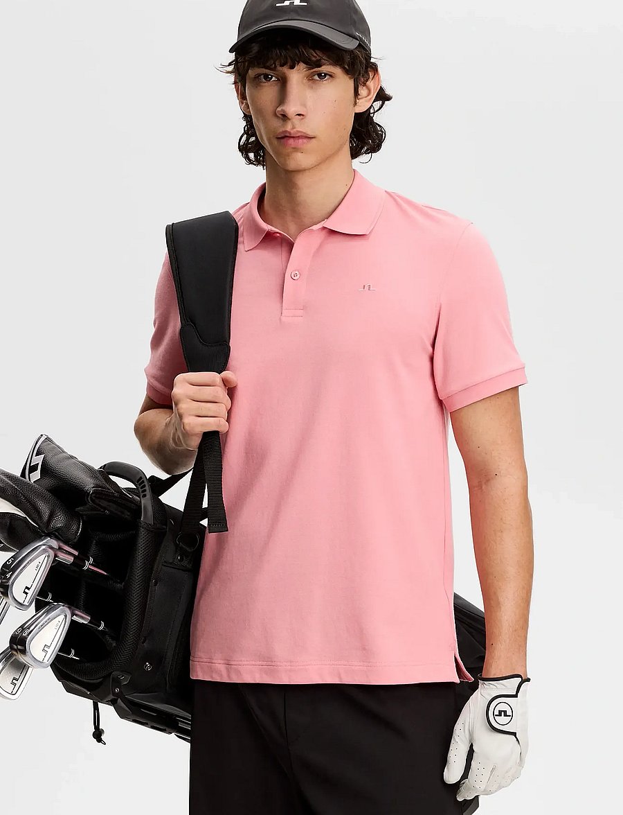 J. Lindeberg - Verse Polo - lühikeste varrukatega polod - flamingo plume - 4