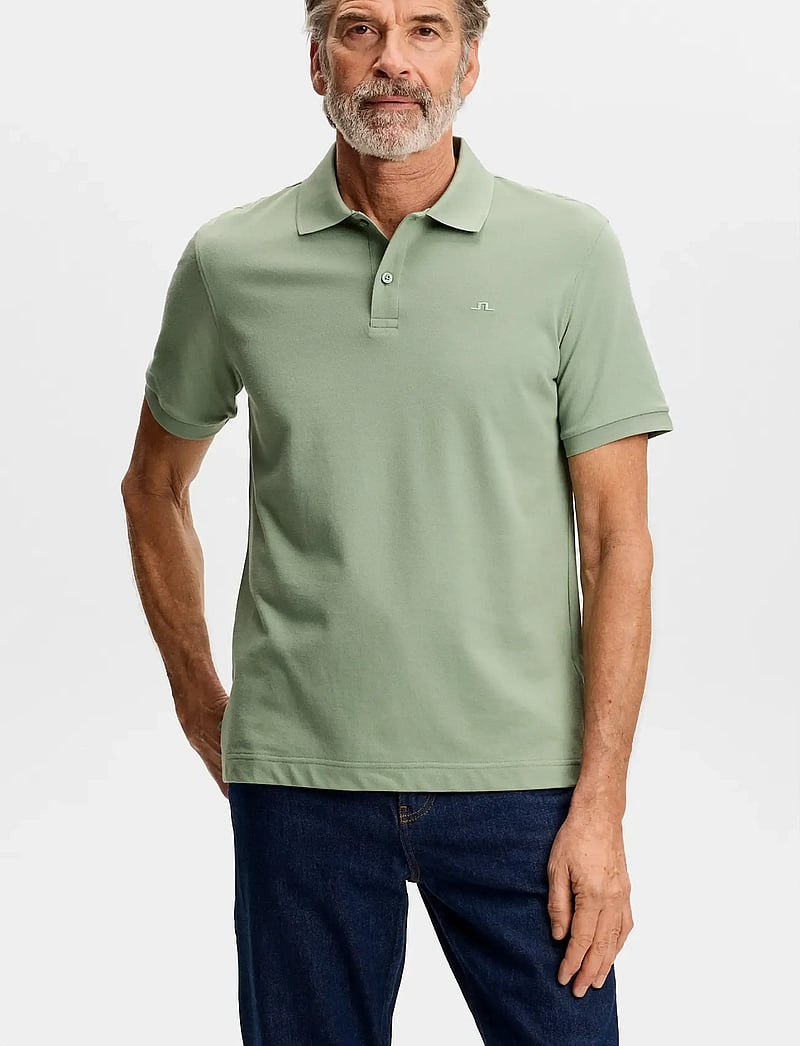 J. Lindeberg - Verse Polo - kortärmade pikéer - hedge green - 0