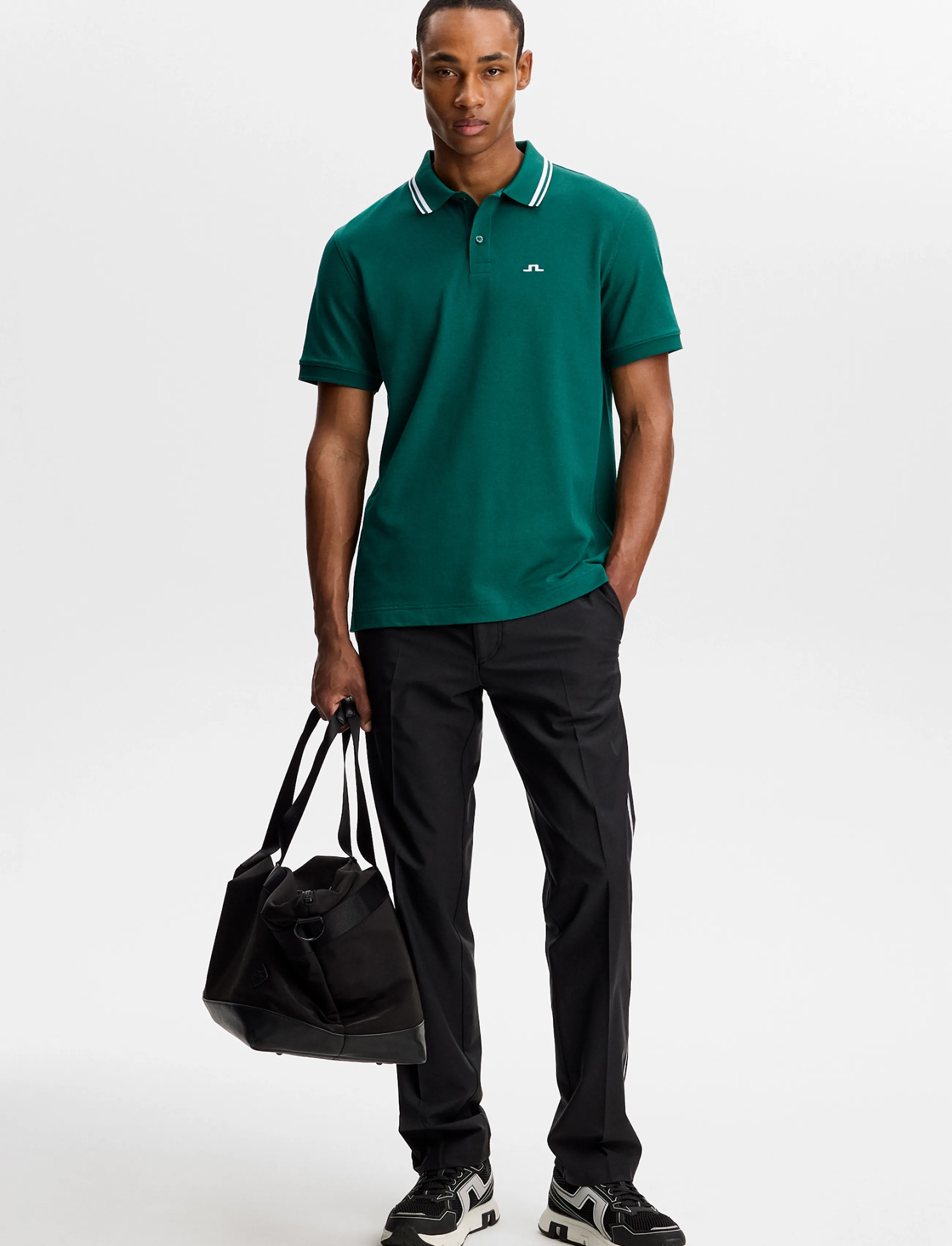 J. Lindeberg - Joey Tipping Polo - toppe & t-shirts - forest biome - 3