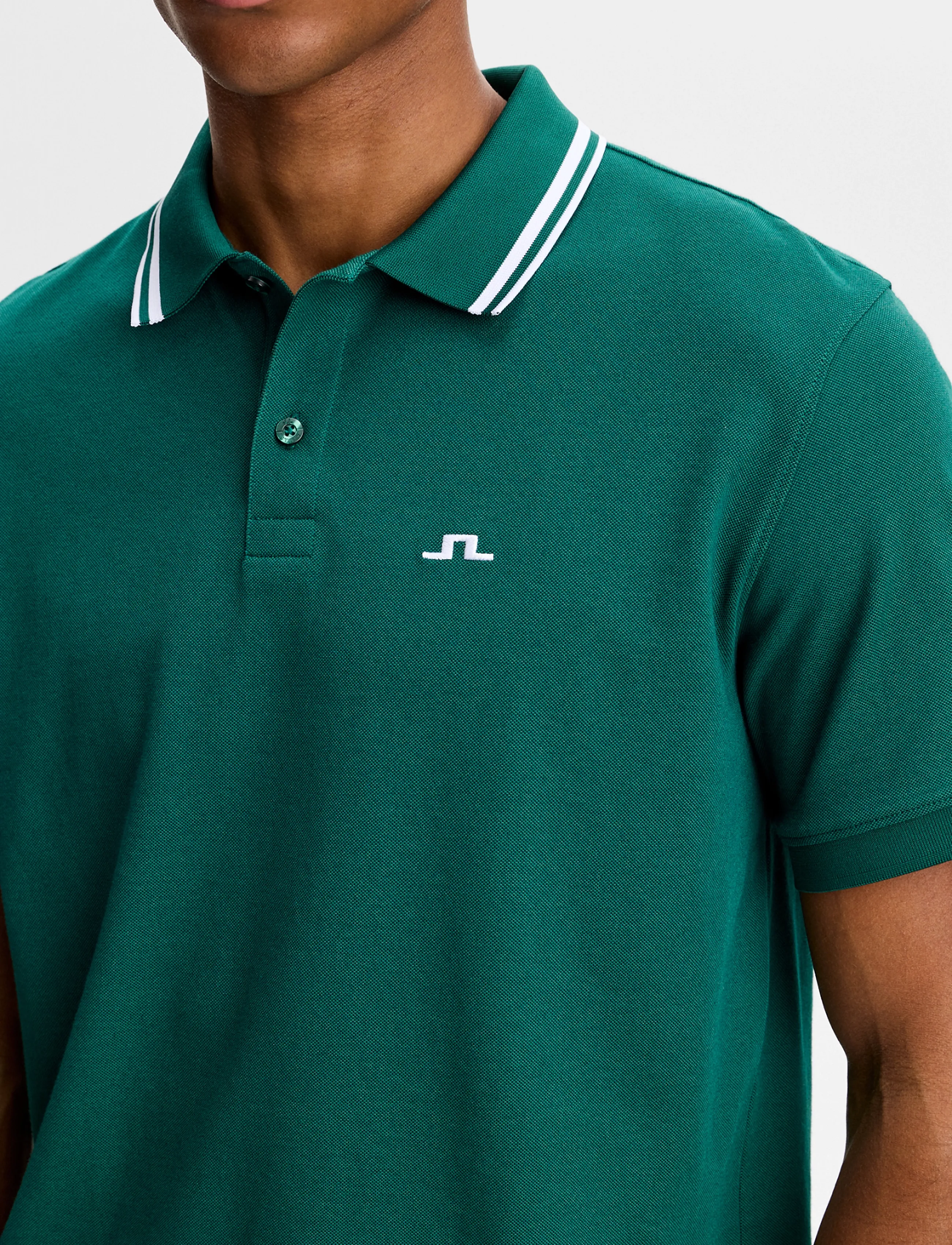 J. Lindeberg - Joey Tipping Polo - toppe & t-shirts - forest biome - 4