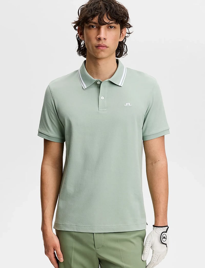 J. Lindeberg - Joey Tipping Polo - toppe & t-shirts - jadeite - 0