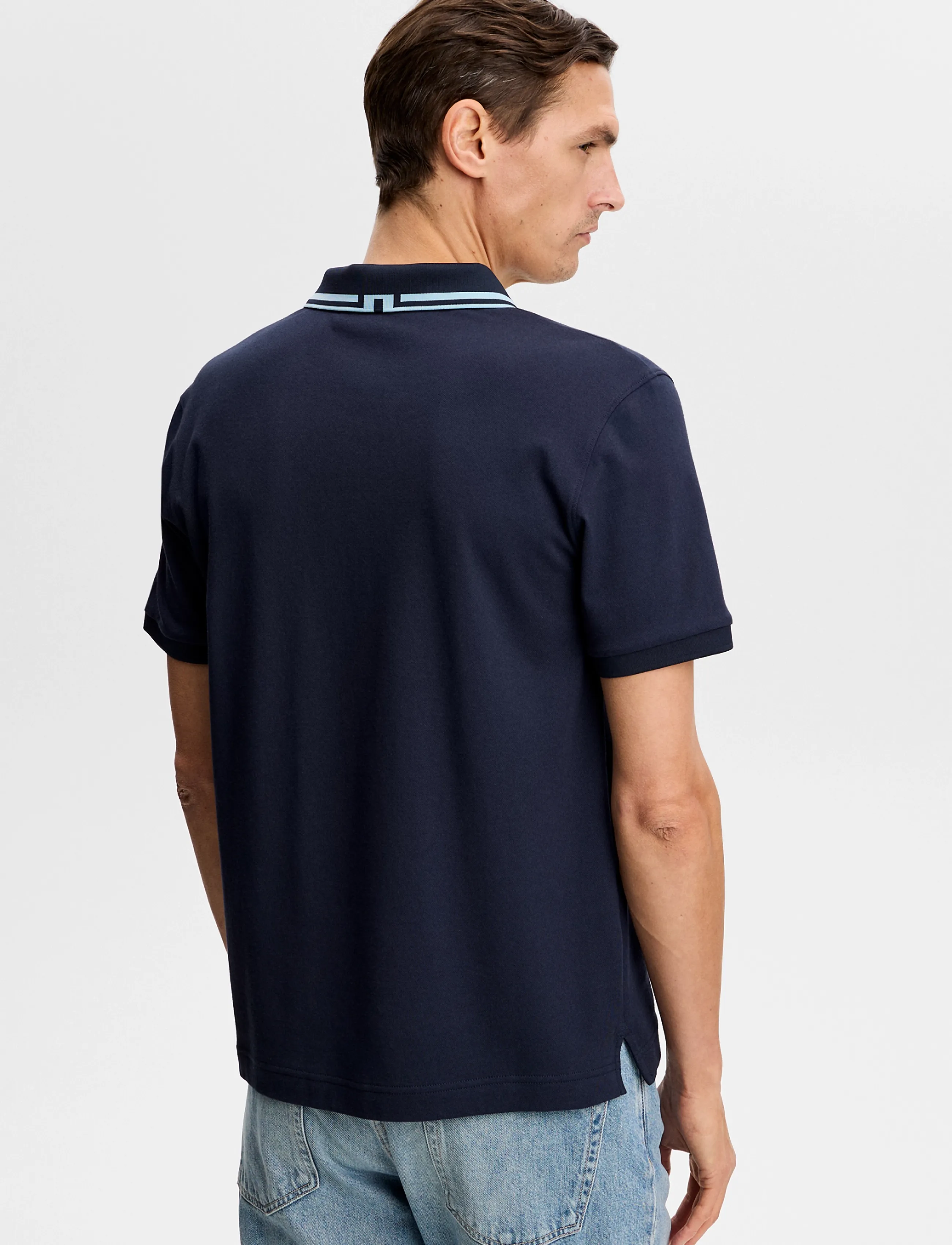 J. Lindeberg - Joey Tipping Polo - toppe & t-shirts - jl navy - 4