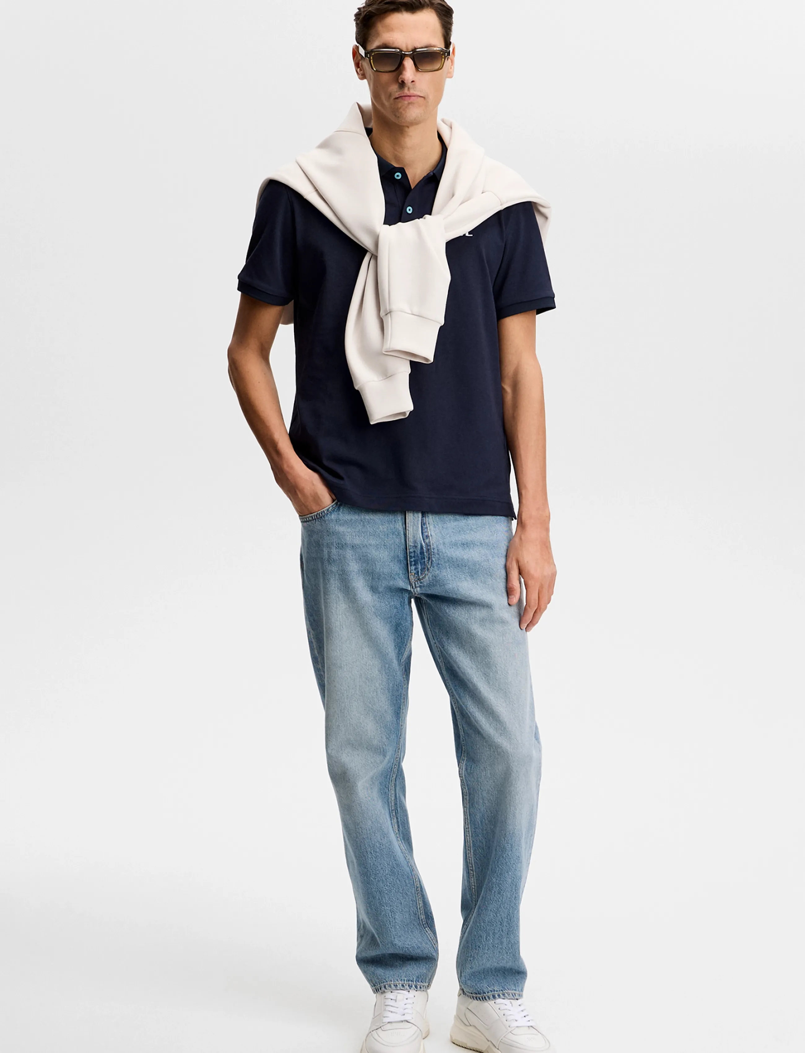 J. Lindeberg - Joey Tipping Polo - toppe & t-shirts - jl navy - 5